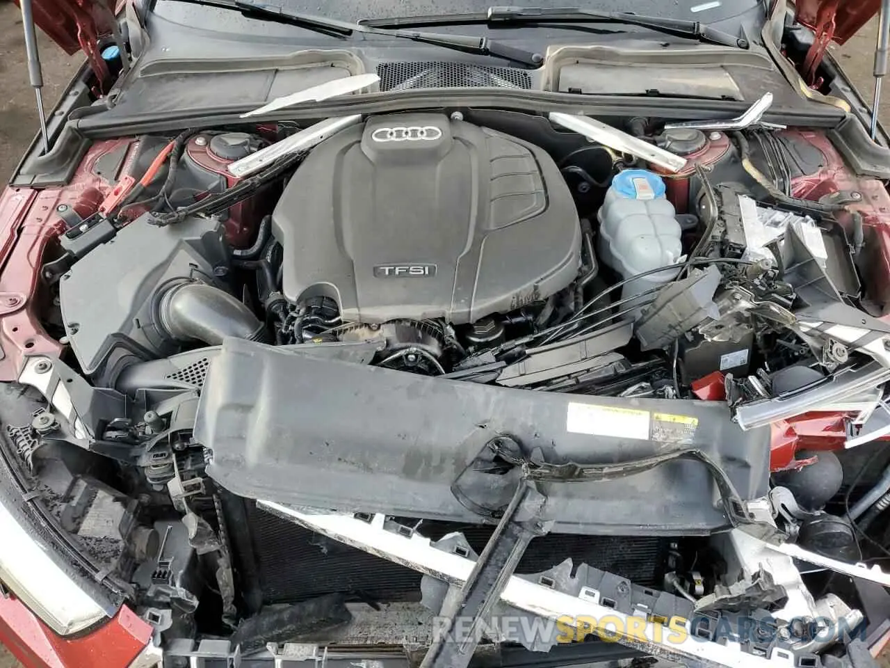 11 fotografías del automóvil dañado WA18NAF43JA142871 AUDI A4 2018