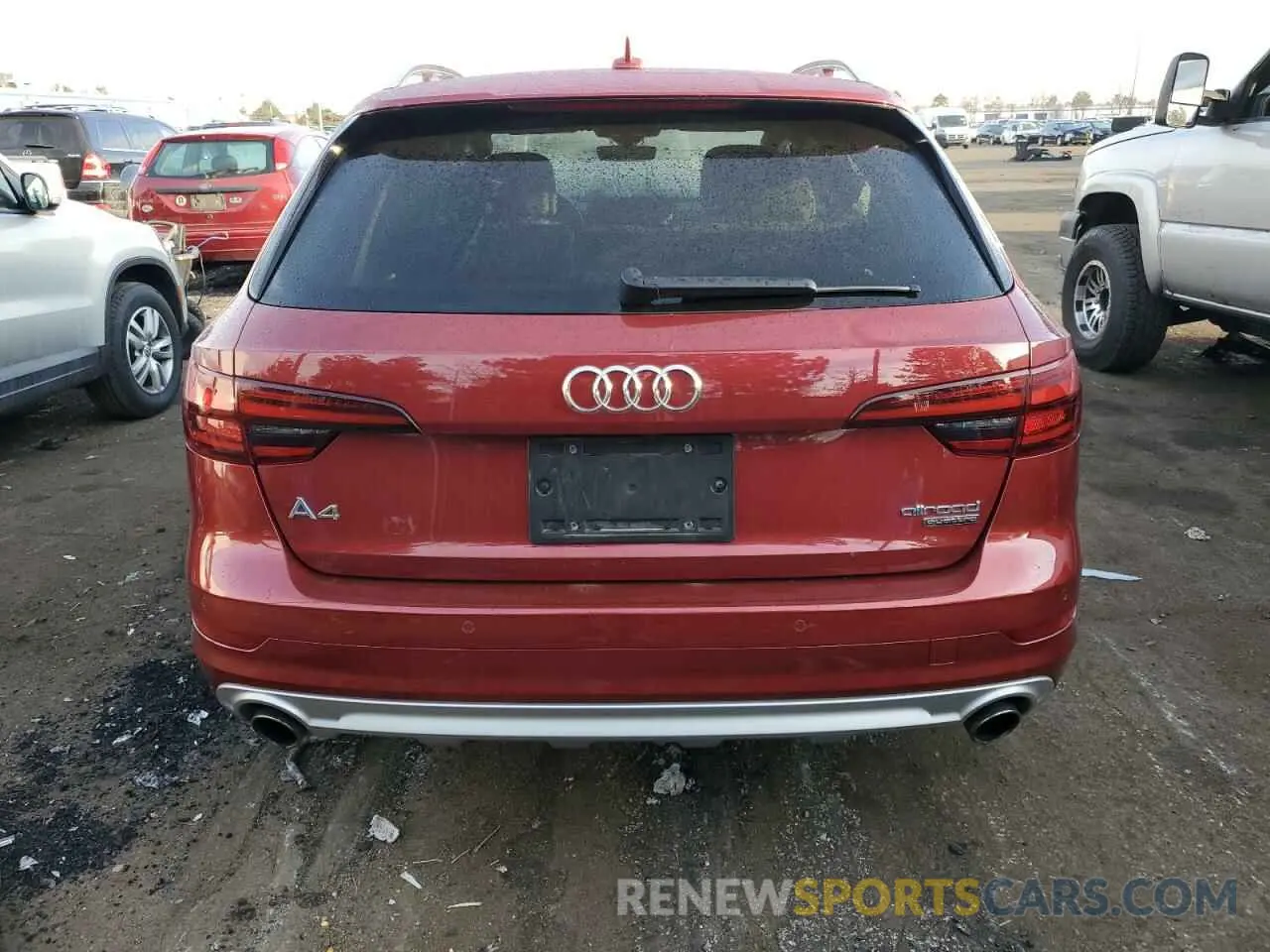 6 fotografías del automóvil dañado WA18NAF43JA142871 AUDI A4 2018