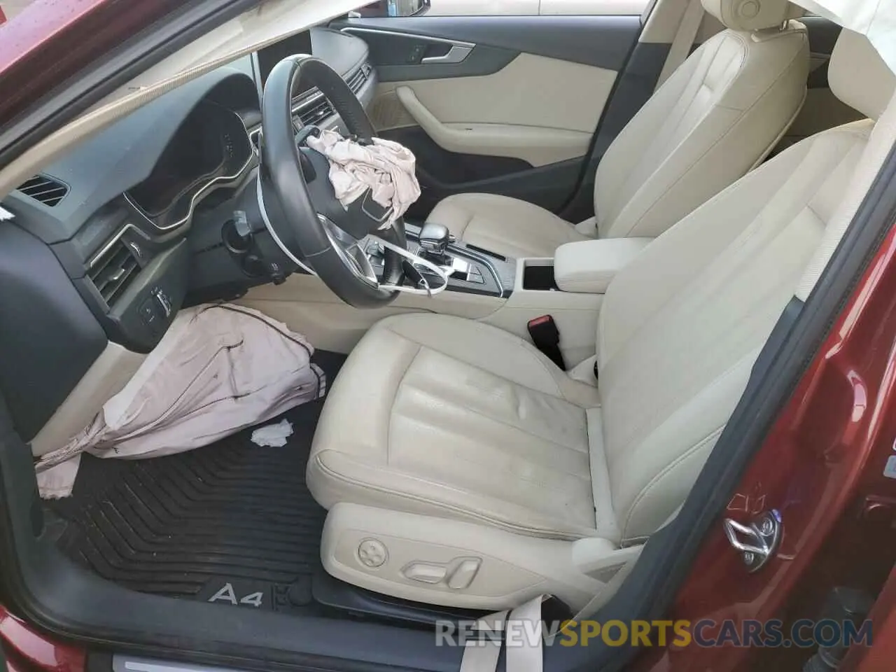 7 fotografías del automóvil dañado WA18NAF43JA142871 AUDI A4 2018