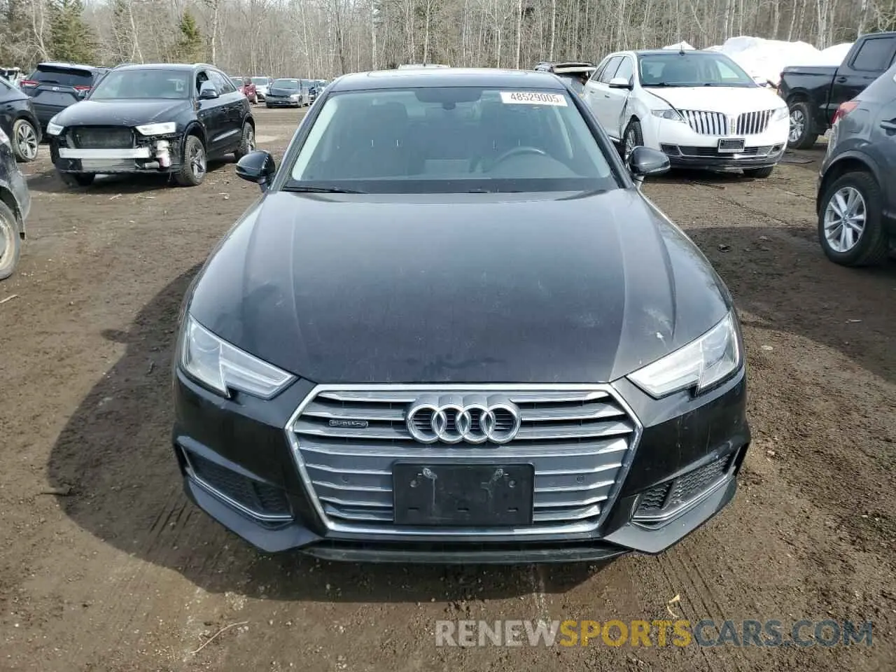 5 fotografías del automóvil dañado WAUANAF42KN012997 AUDI A4 2019