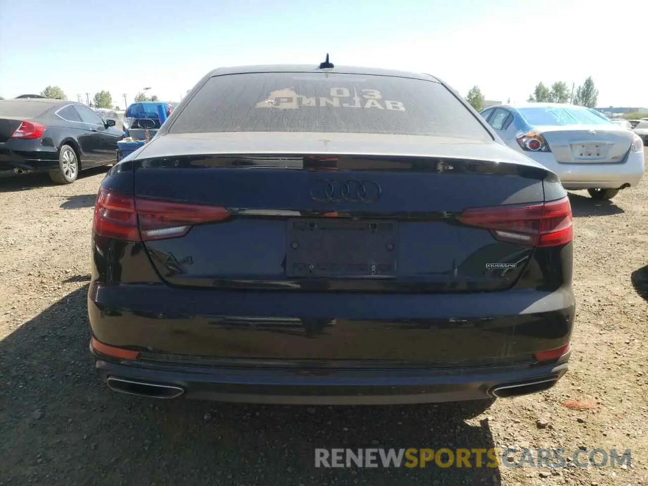 6 fotografías del automóvil dañado WAUANAF44KA054031 AUDI A4 2019