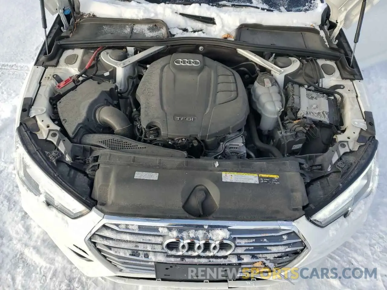 11 fotografías del automóvil dañado WAUBNAF40KN011030 AUDI A4 2019