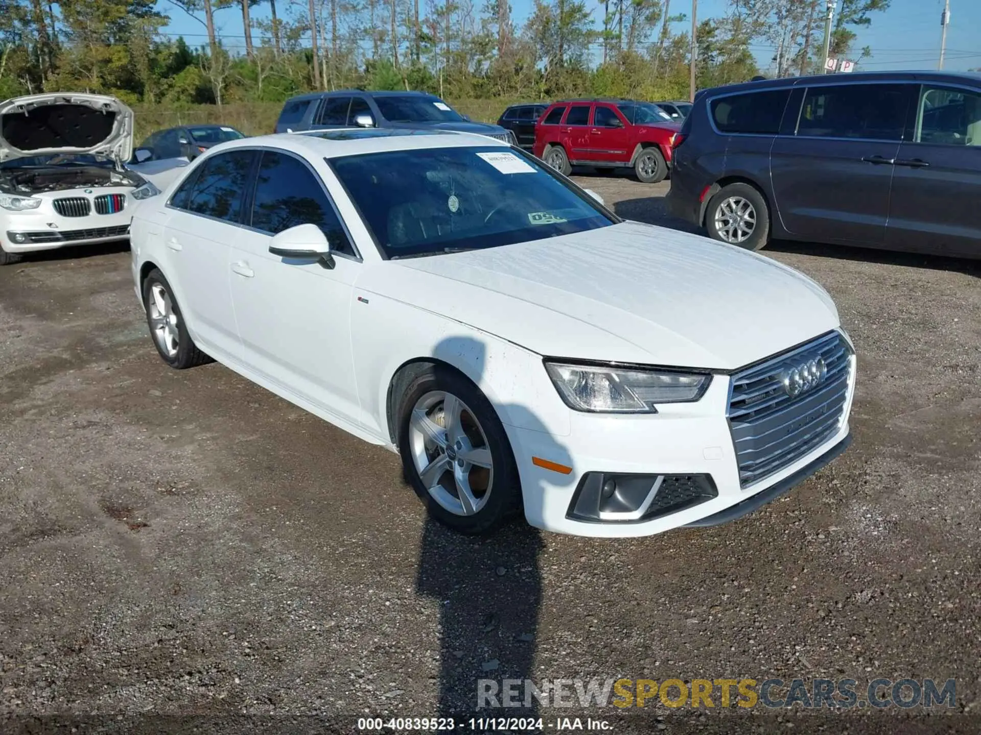 1 fotografías del automóvil dañado WAUDNAF40KA096953 AUDI A4 2019