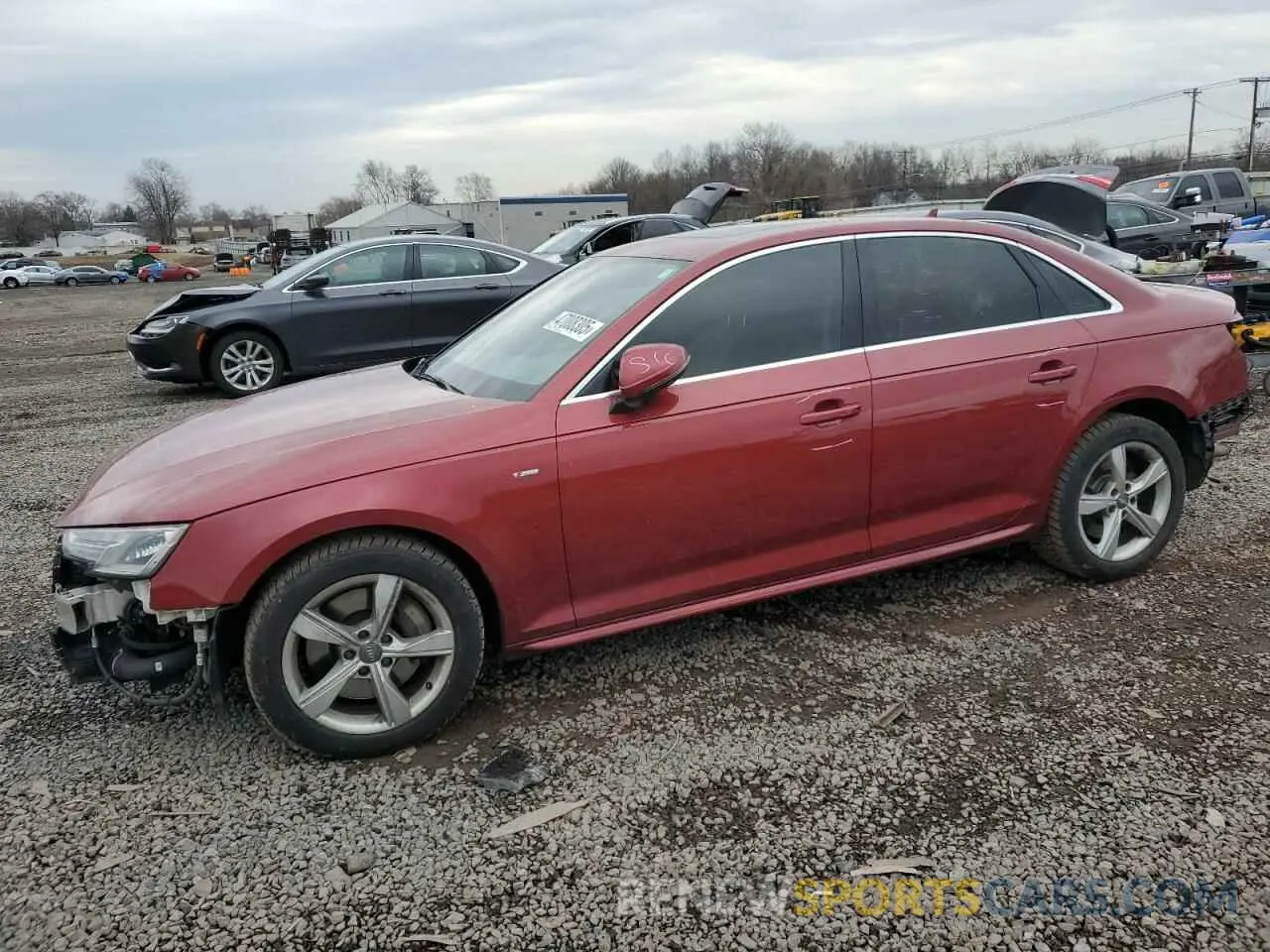 1 fotografías del automóvil dañado WAUDNAF42KN019767 AUDI A4 2019