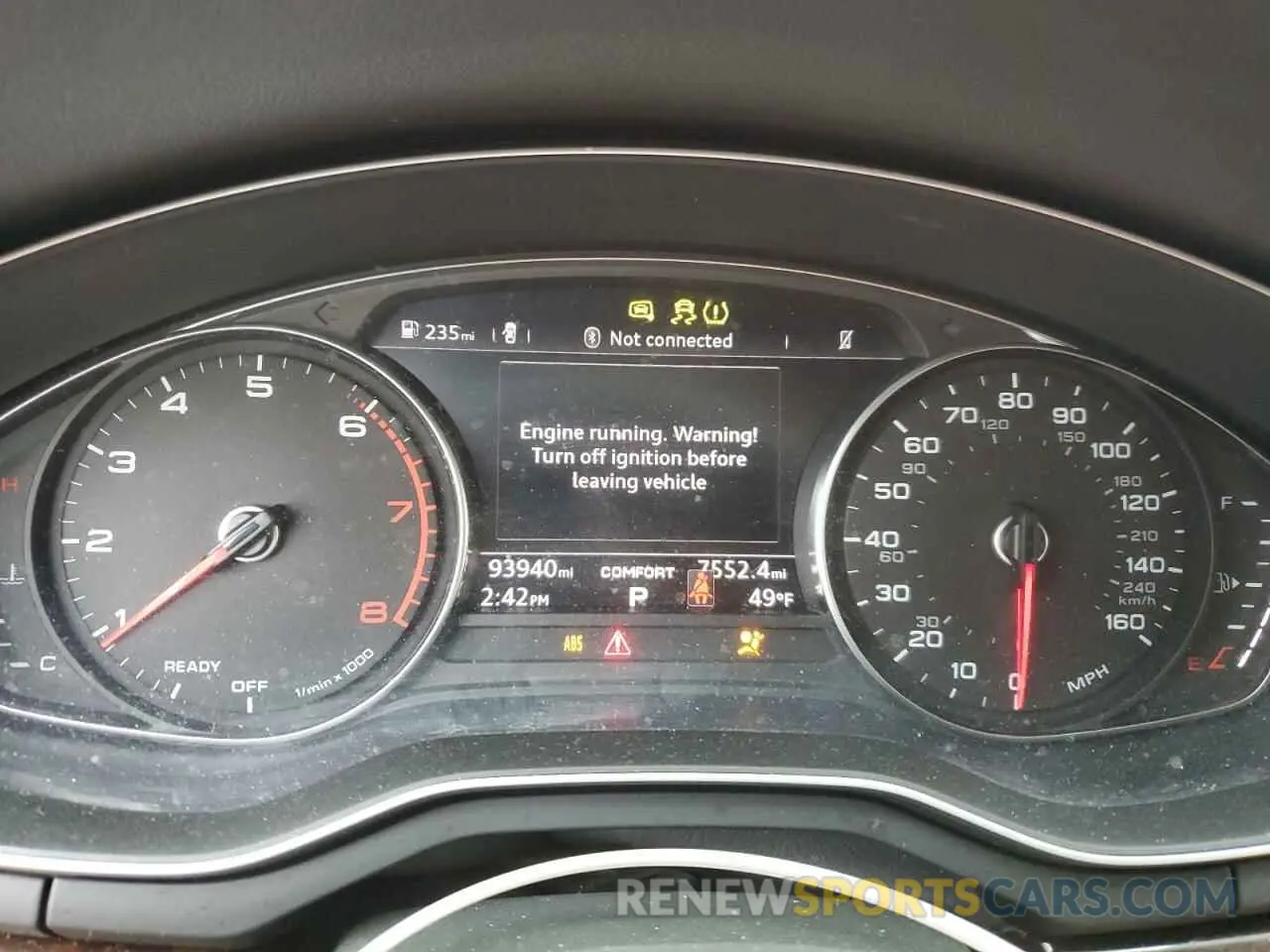 9 fotografías del automóvil dañado WAUDNAF42KN019767 AUDI A4 2019