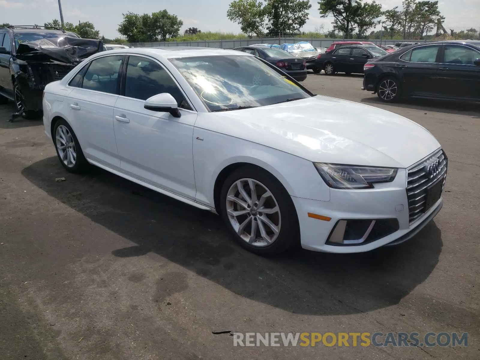 1 fotografías del automóvil dañado WAUDNAF43KN006185 AUDI A4 2019