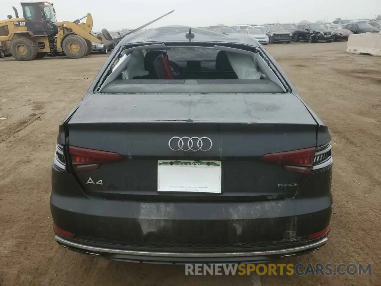 6 fotografías del automóvil dañado WAUDNAF43KN018868 AUDI A4 2019