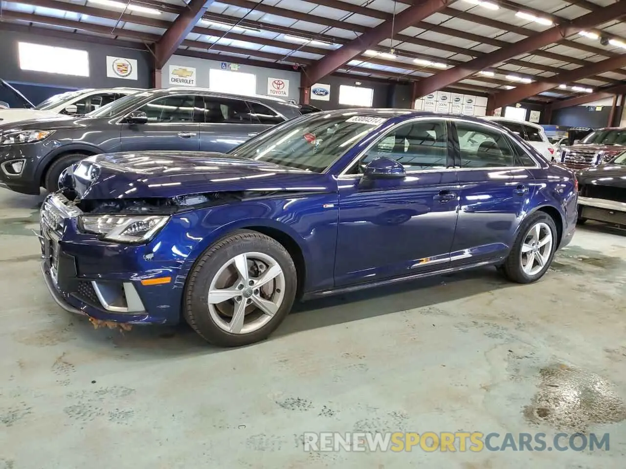 1 fotografías del automóvil dañado WAUDNAF44KA101930 AUDI A4 2019