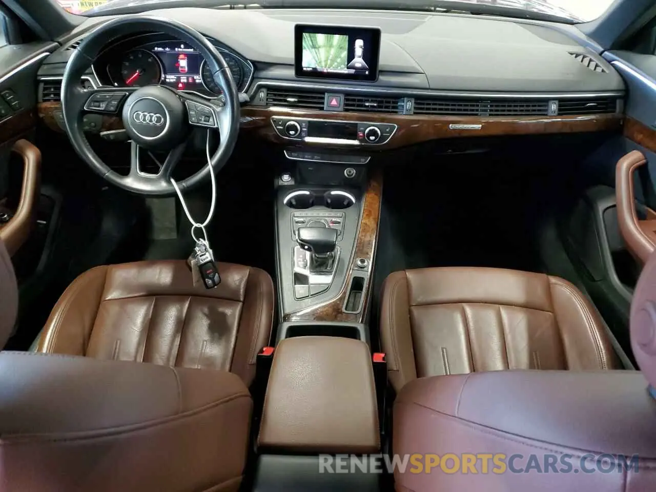 8 fotografías del automóvil dañado WAUDNAF44KA101930 AUDI A4 2019