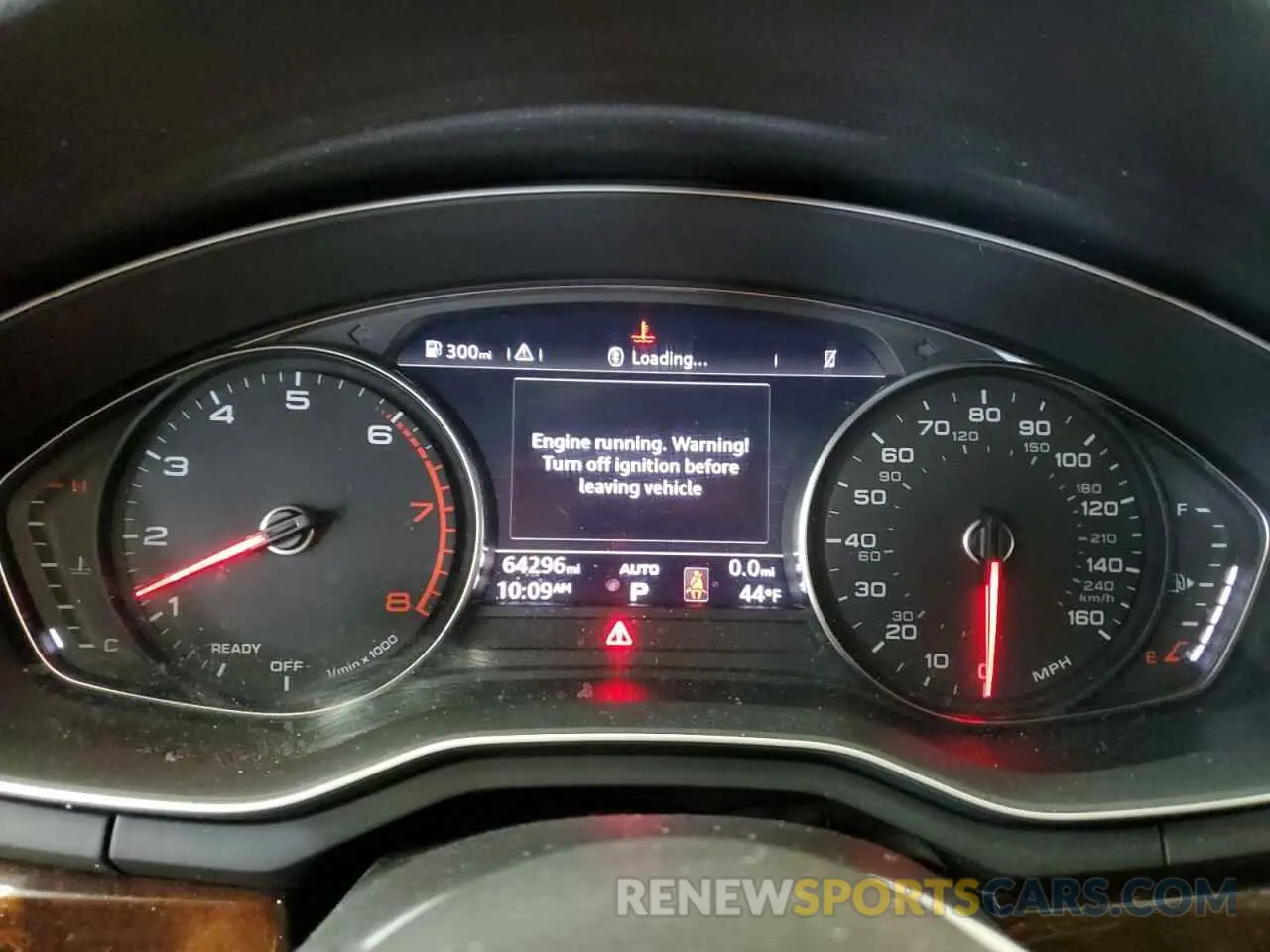 9 fotografías del automóvil dañado WAUDNAF44KA101930 AUDI A4 2019