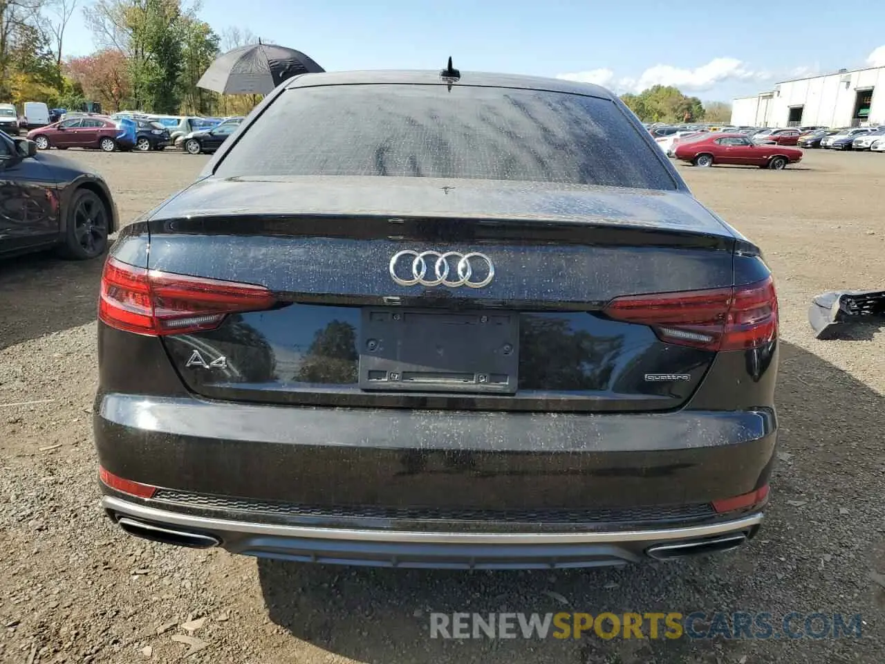 6 fotografías del automóvil dañado WAUDNAF44KN013243 AUDI A4 2019