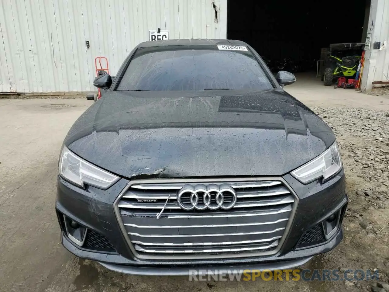 5 fotografías del automóvil dañado WAUDNAF45KA007040 AUDI A4 2019