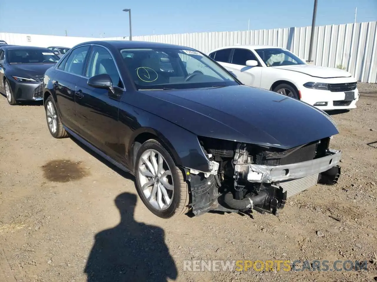 1 fotografías del automóvil dañado WAUDNAF4XKA073986 AUDI A4 2019