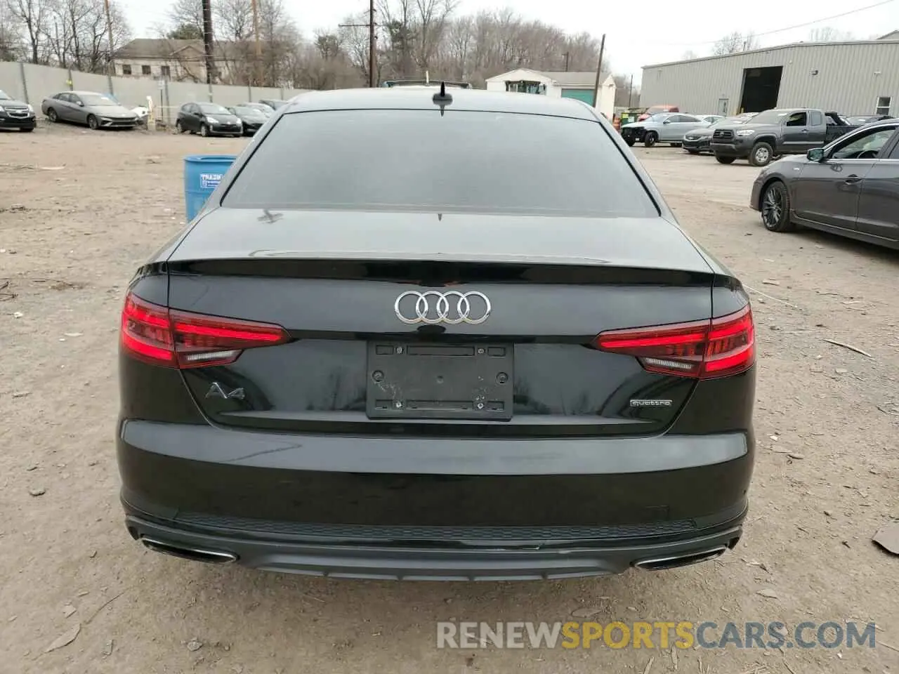 6 fotografías del automóvil dañado WAUDNAF4XKA108414 AUDI A4 2019