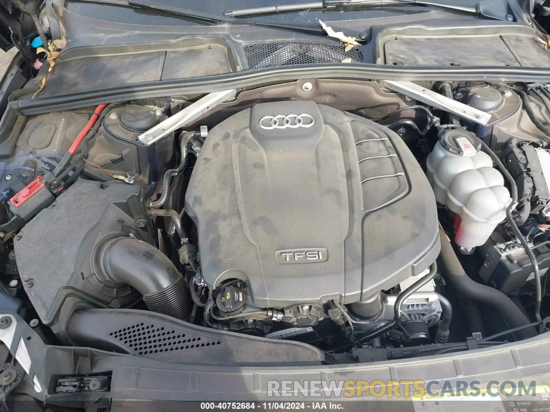10 fotografías del automóvil dañado WAUENAF40KA066775 AUDI A4 2019
