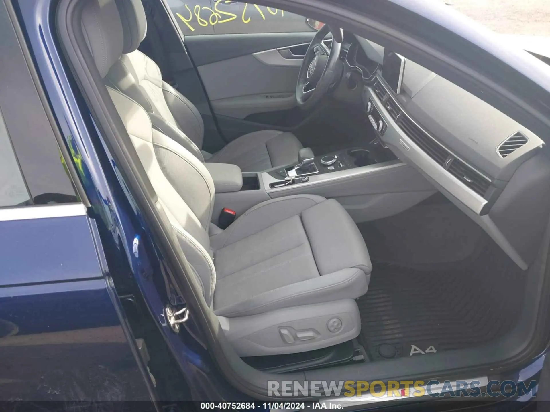 5 fotografías del automóvil dañado WAUENAF40KA066775 AUDI A4 2019