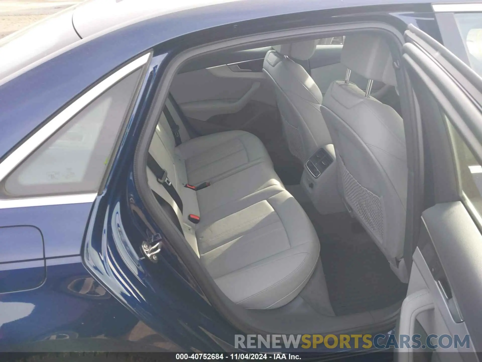 8 fotografías del automóvil dañado WAUENAF40KA066775 AUDI A4 2019