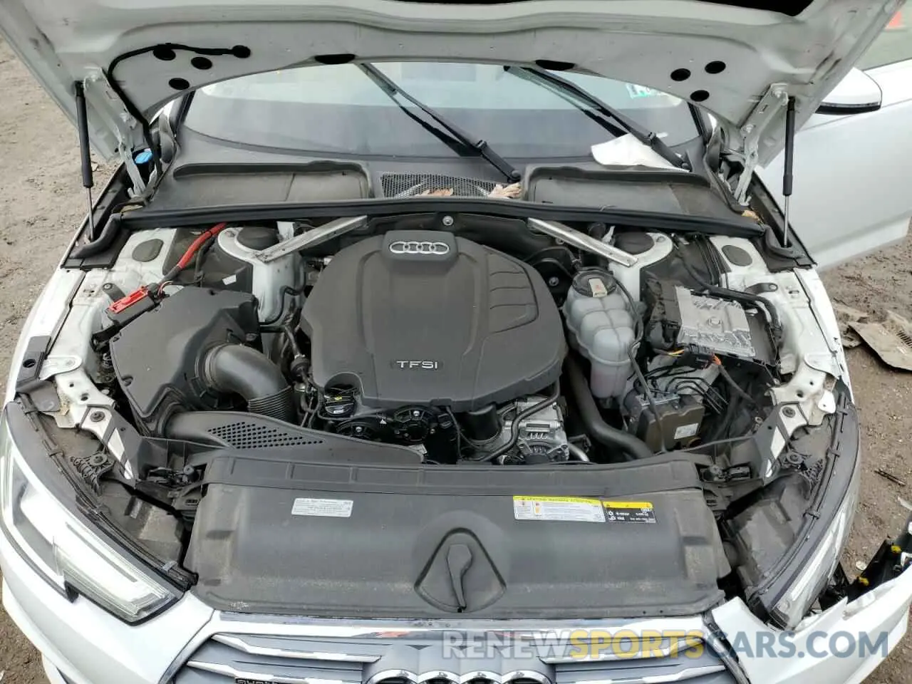 12 fotografías del automóvil dañado WAUENAF40KA111665 AUDI A4 2019
