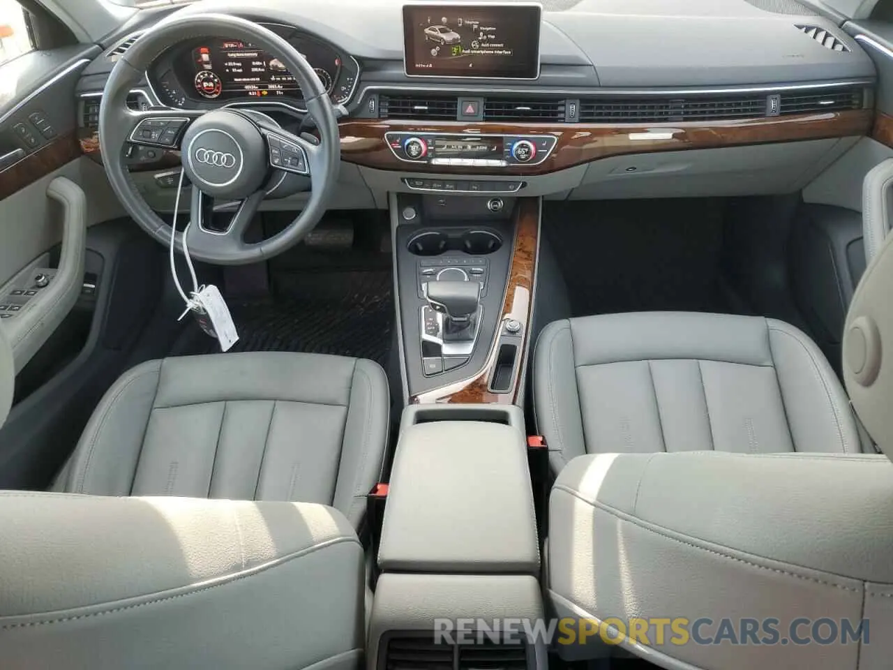 8 fotografías del automóvil dañado WAUENAF40KN002714 AUDI A4 2019
