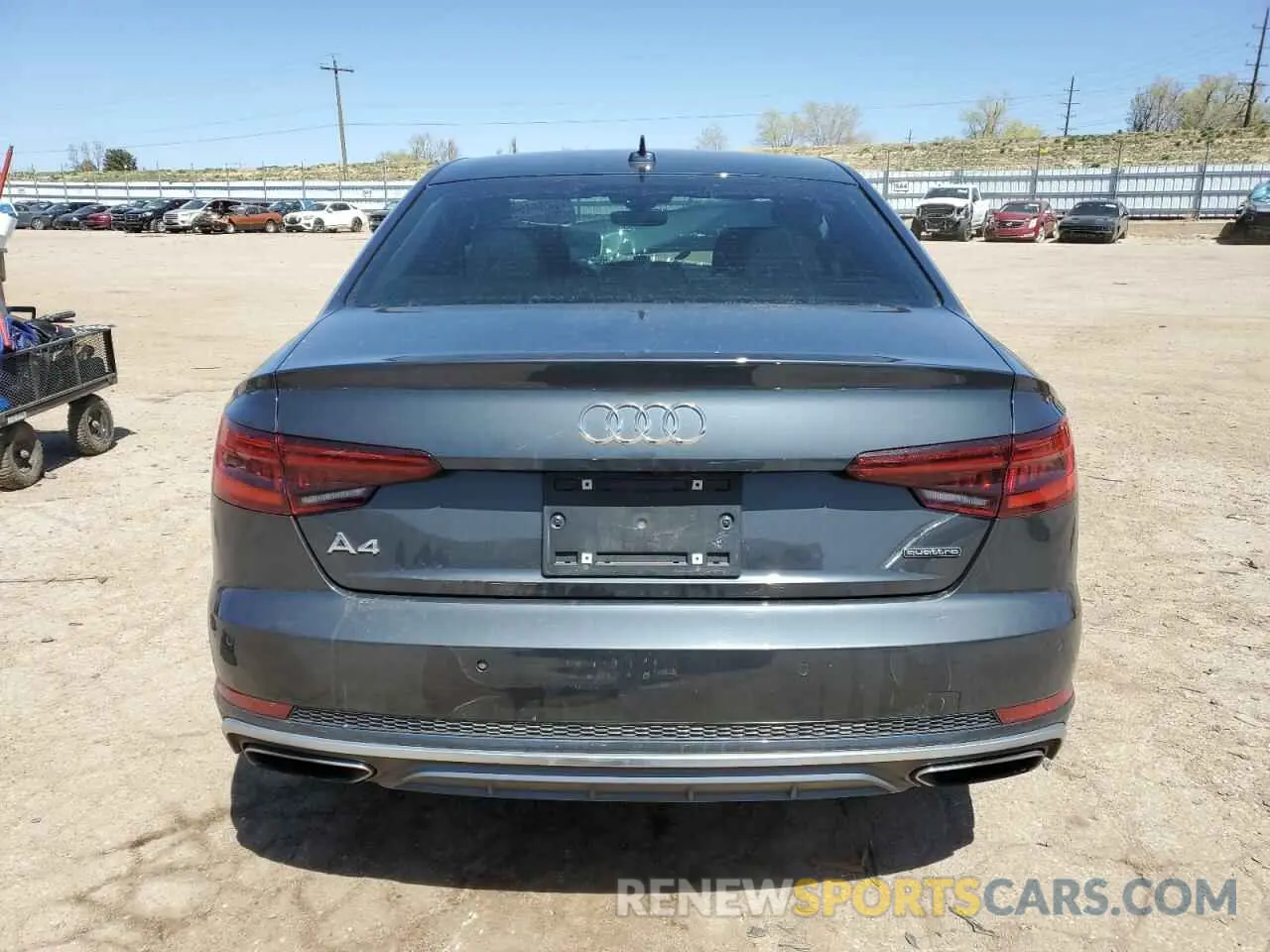 6 fotografías del automóvil dañado WAUENAF40KN015544 AUDI A4 2019