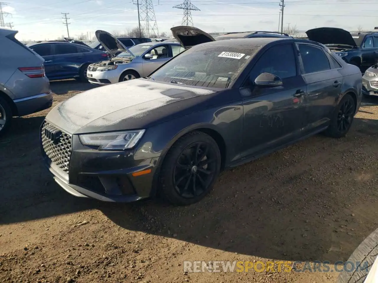 1 fotografías del automóvil dañado WAUENAF41KN002527 AUDI A4 2019