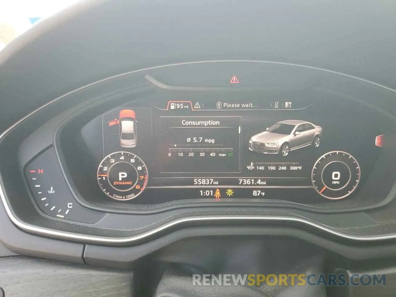 9 fotografías del automóvil dañado WAUENAF41KN007050 AUDI A4 2019