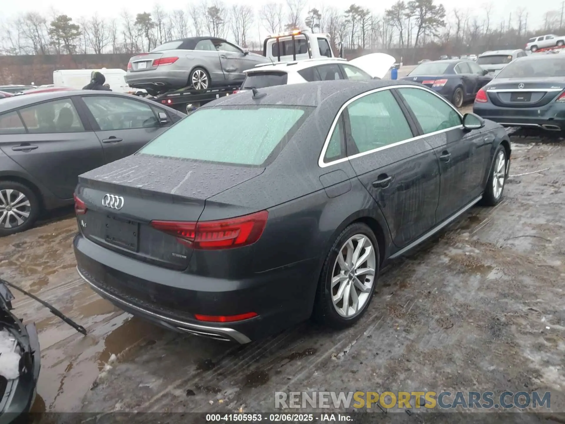 4 fotografías del automóvil dañado WAUENAF42KN012581 AUDI A4 2019