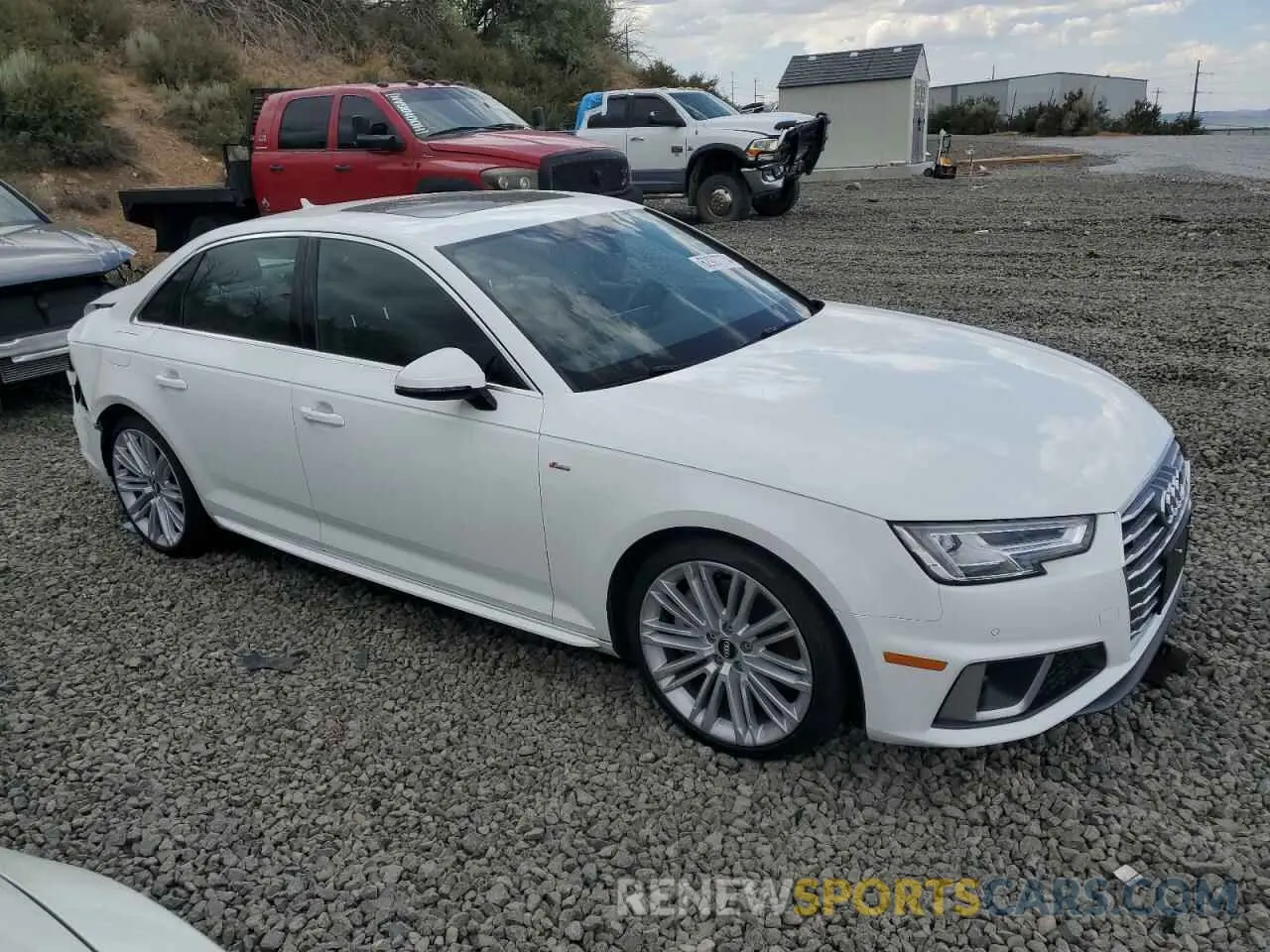 4 fotografías del automóvil dañado WAUENAF42KN016971 AUDI A4 2019