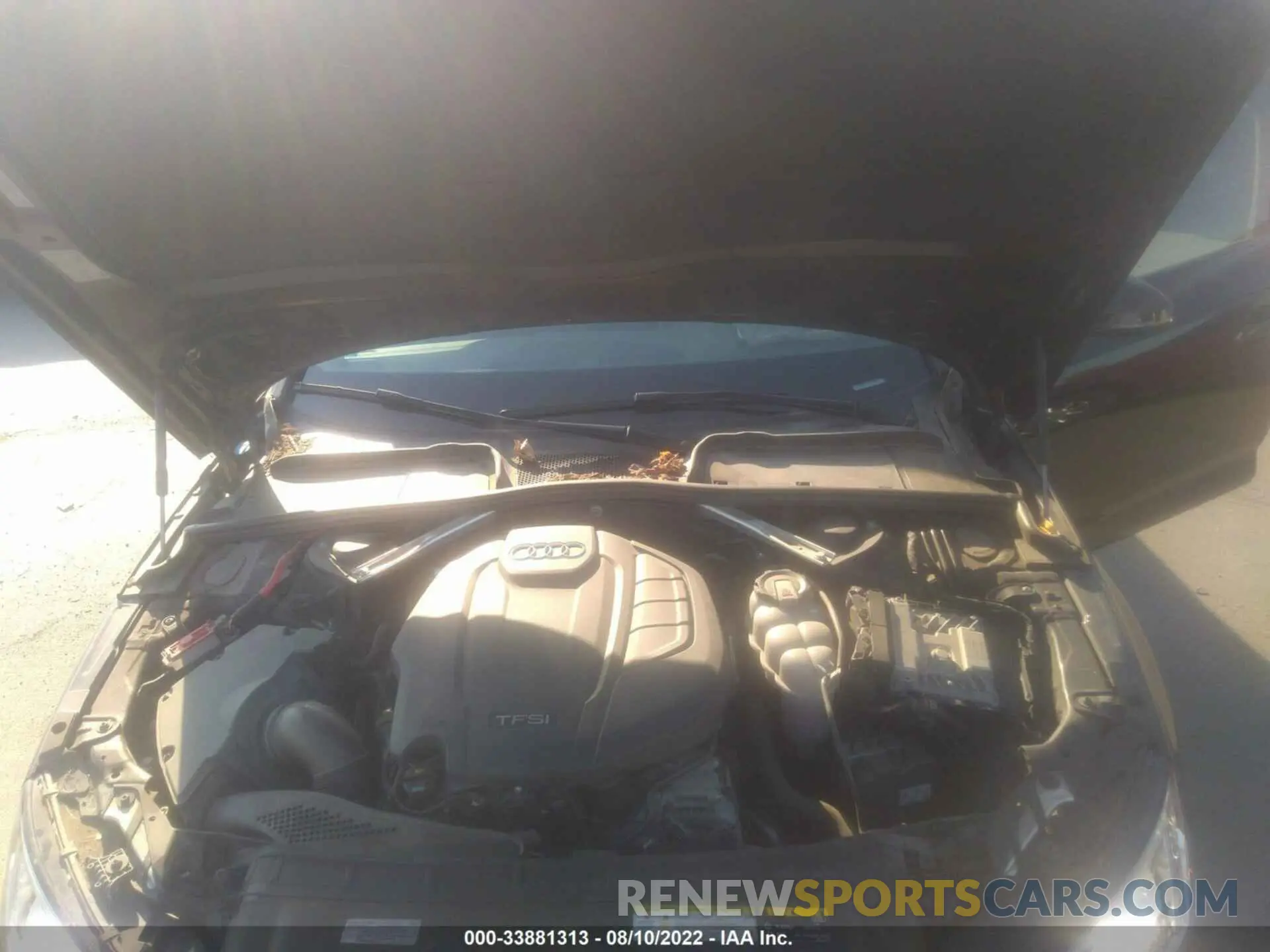 10 fotografías del automóvil dañado WAUENAF42KN018137 AUDI A4 2019