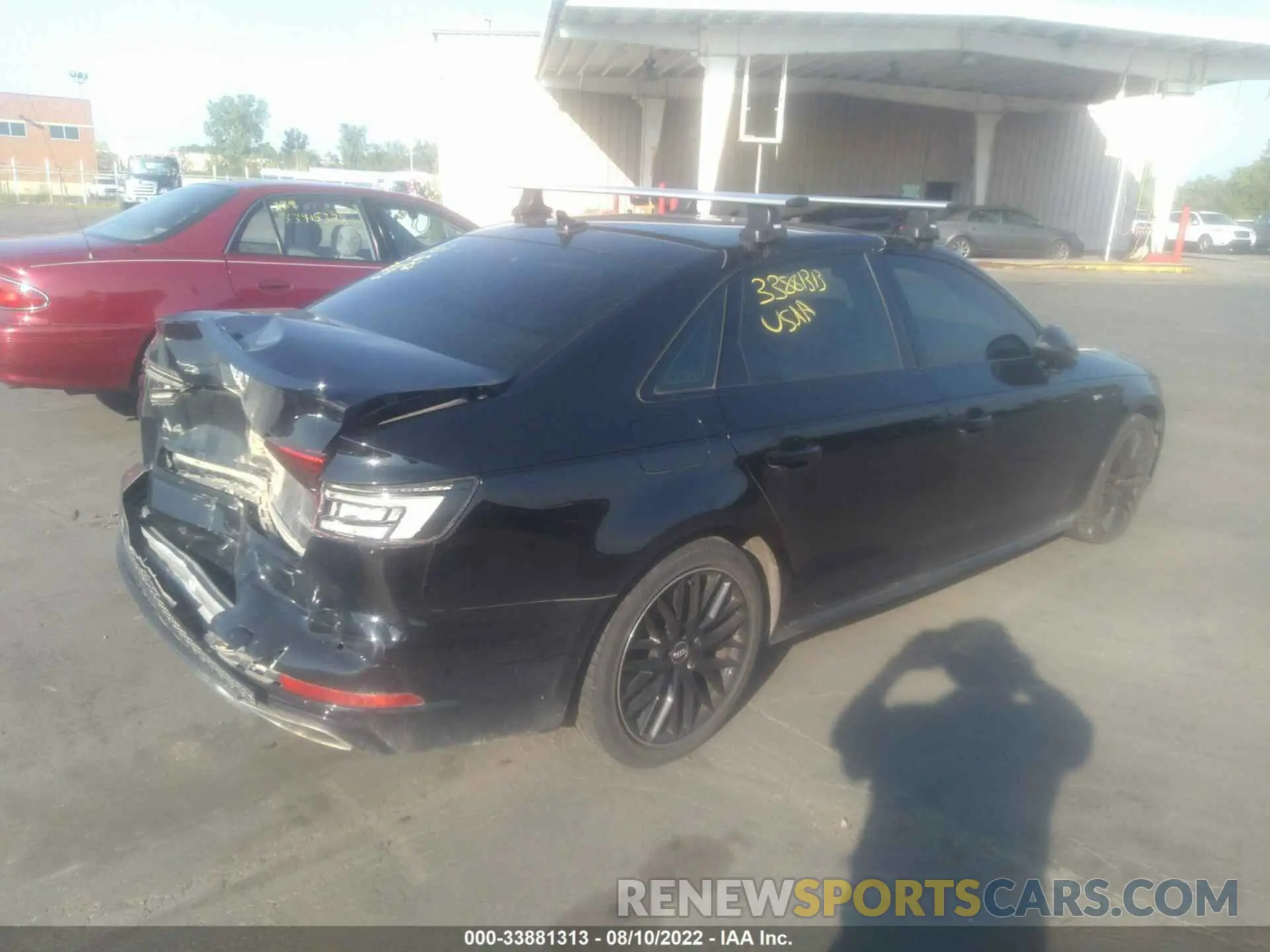 4 fotografías del automóvil dañado WAUENAF42KN018137 AUDI A4 2019
