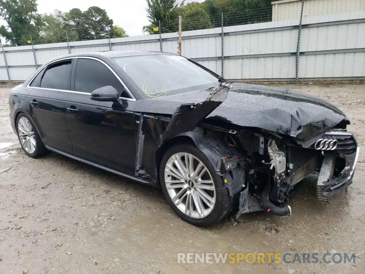 4 fotografías del automóvil dañado WAUENAF42KN020843 AUDI A4 2019