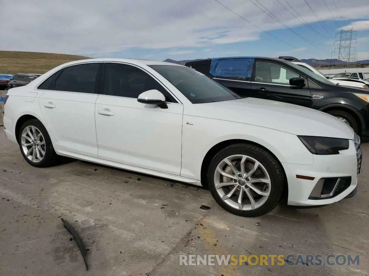 4 fotografías del automóvil dañado WAUENAF43KA037058 AUDI A4 2019