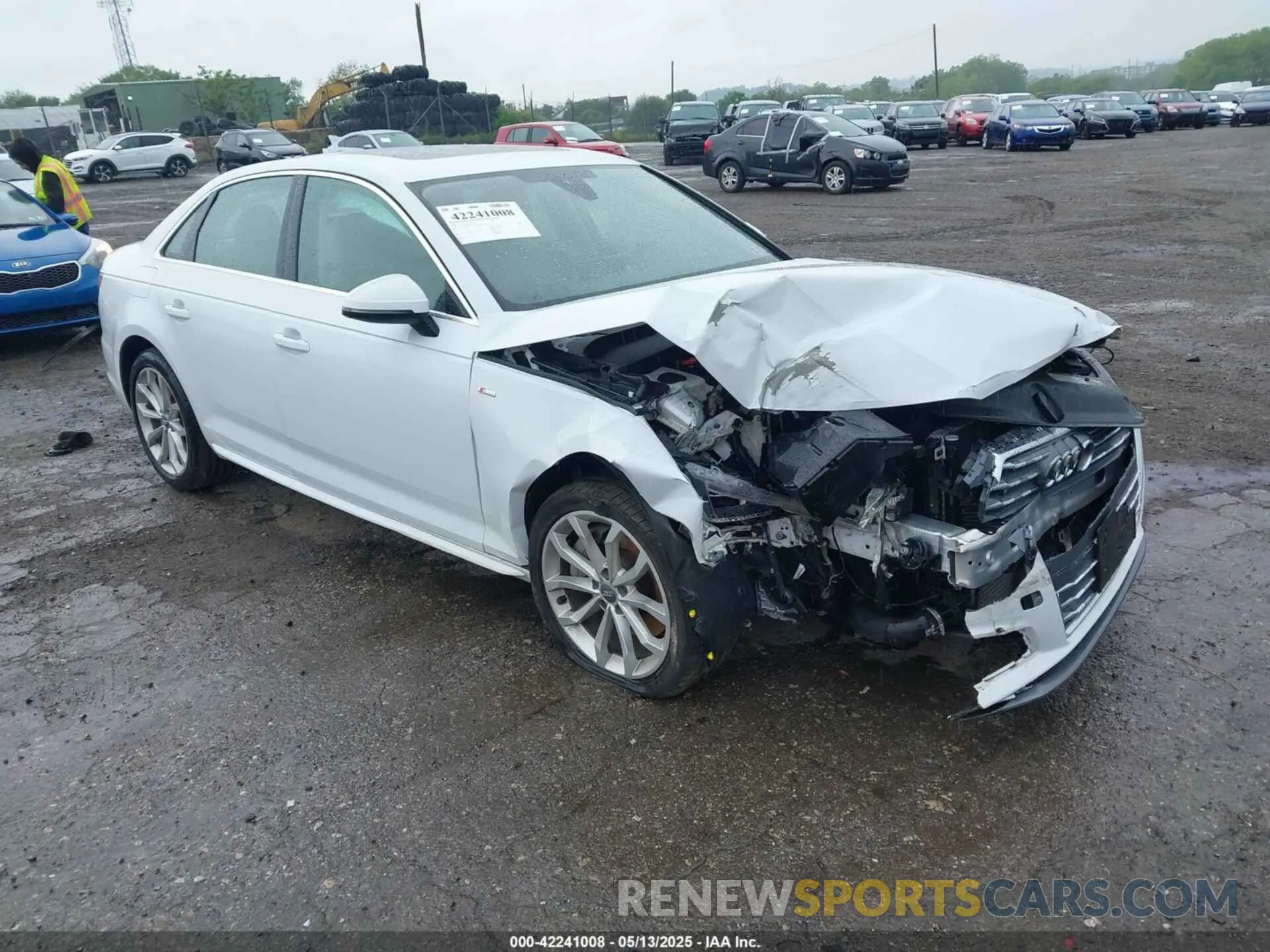 1 fotografías del automóvil dañado WAUENAF43KN005008 AUDI A4 2019