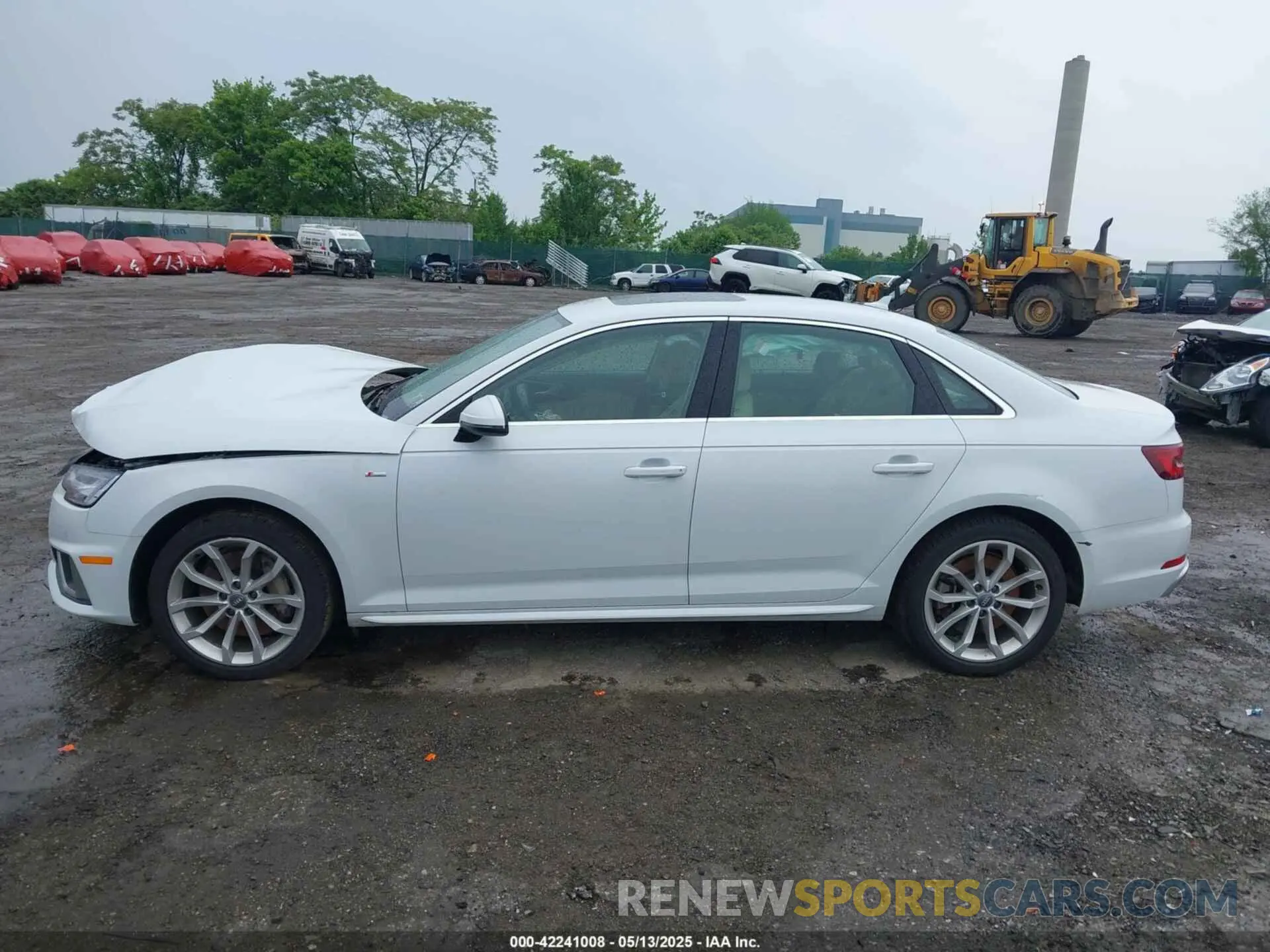 15 fotografías del automóvil dañado WAUENAF43KN005008 AUDI A4 2019