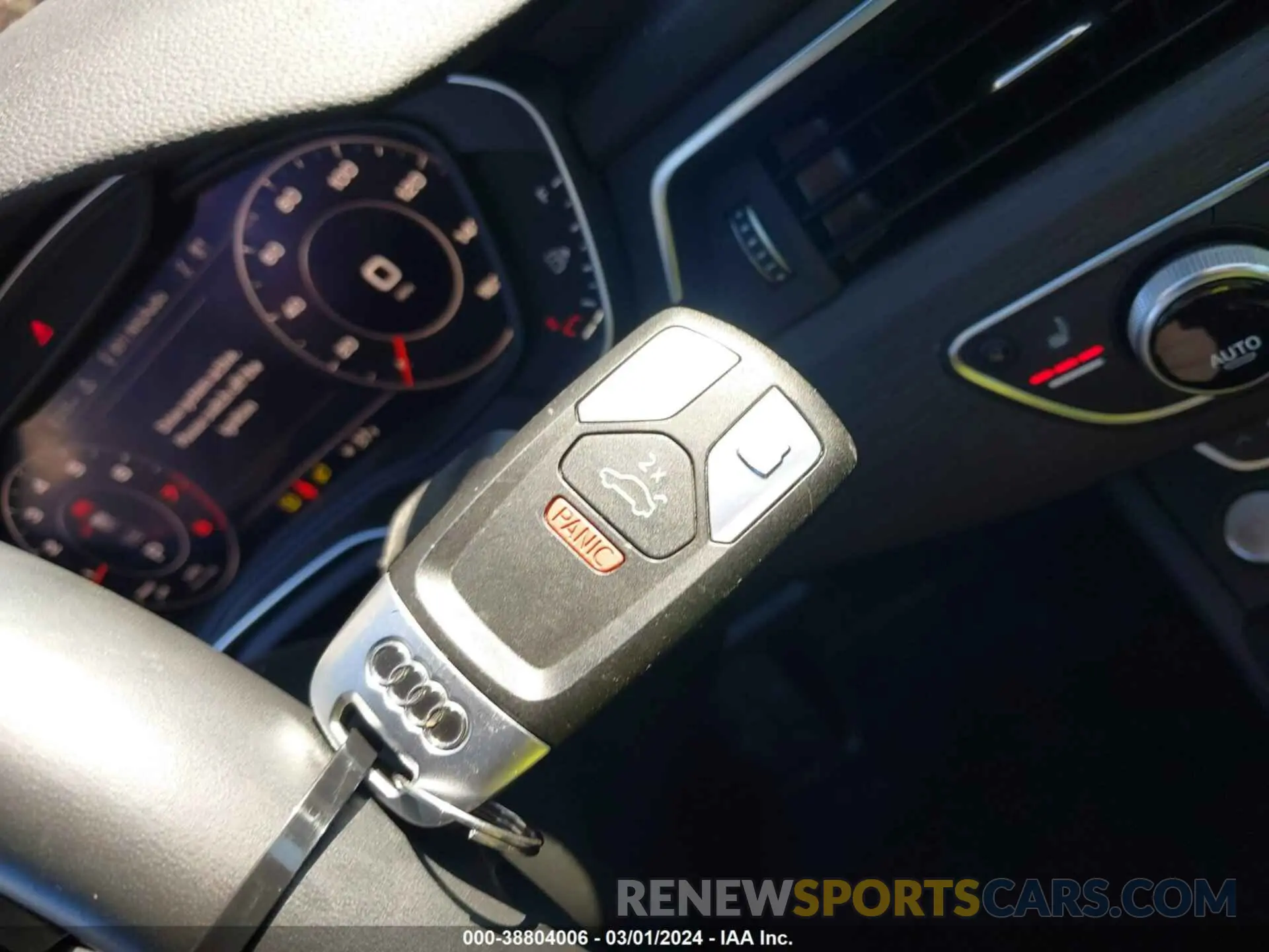 11 fotografías del automóvil dañado WAUENAF44KA070084 AUDI A4 2019