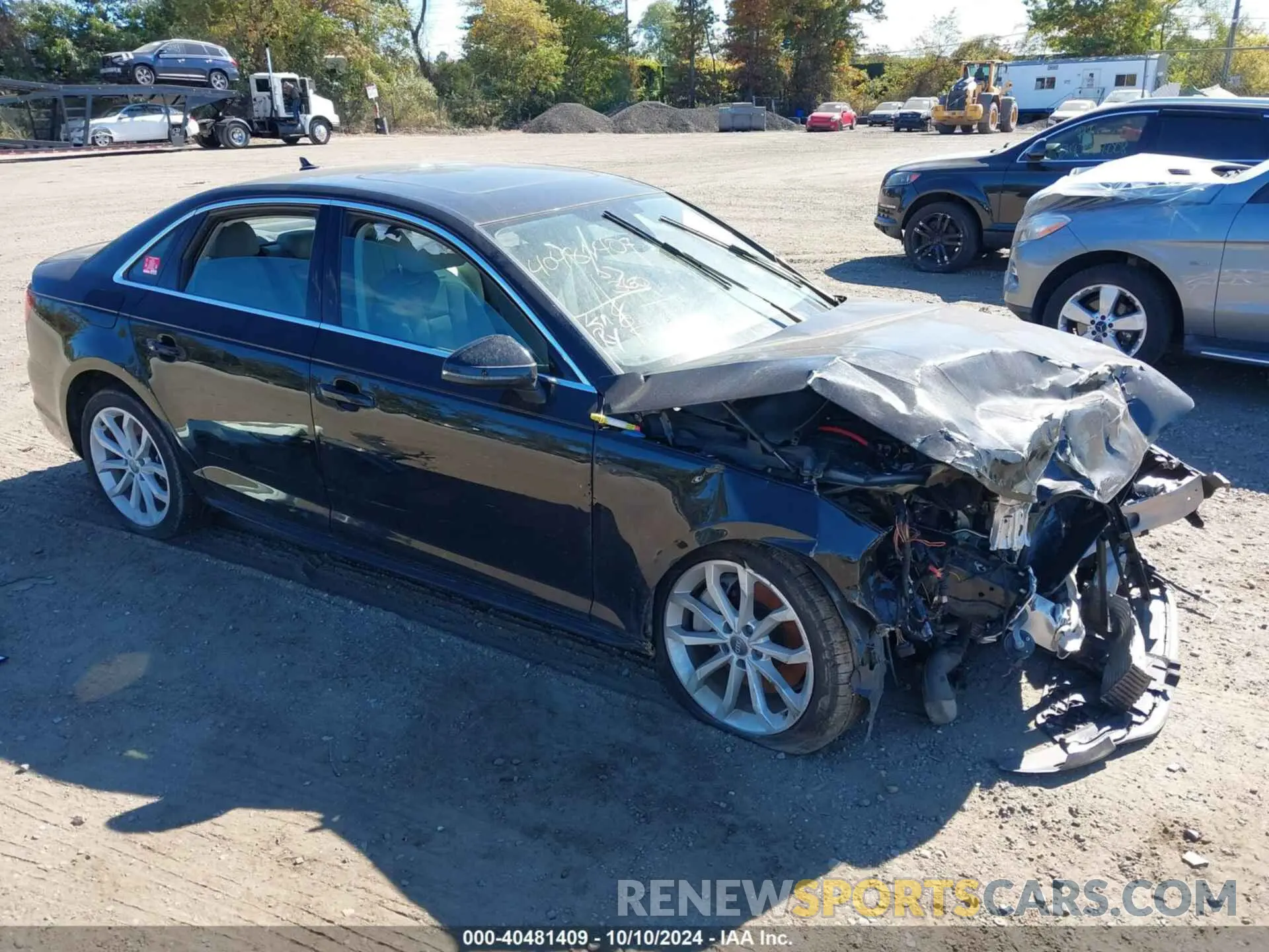 1 fotografías del automóvil dañado WAUENAF44KN016048 AUDI A4 2019
