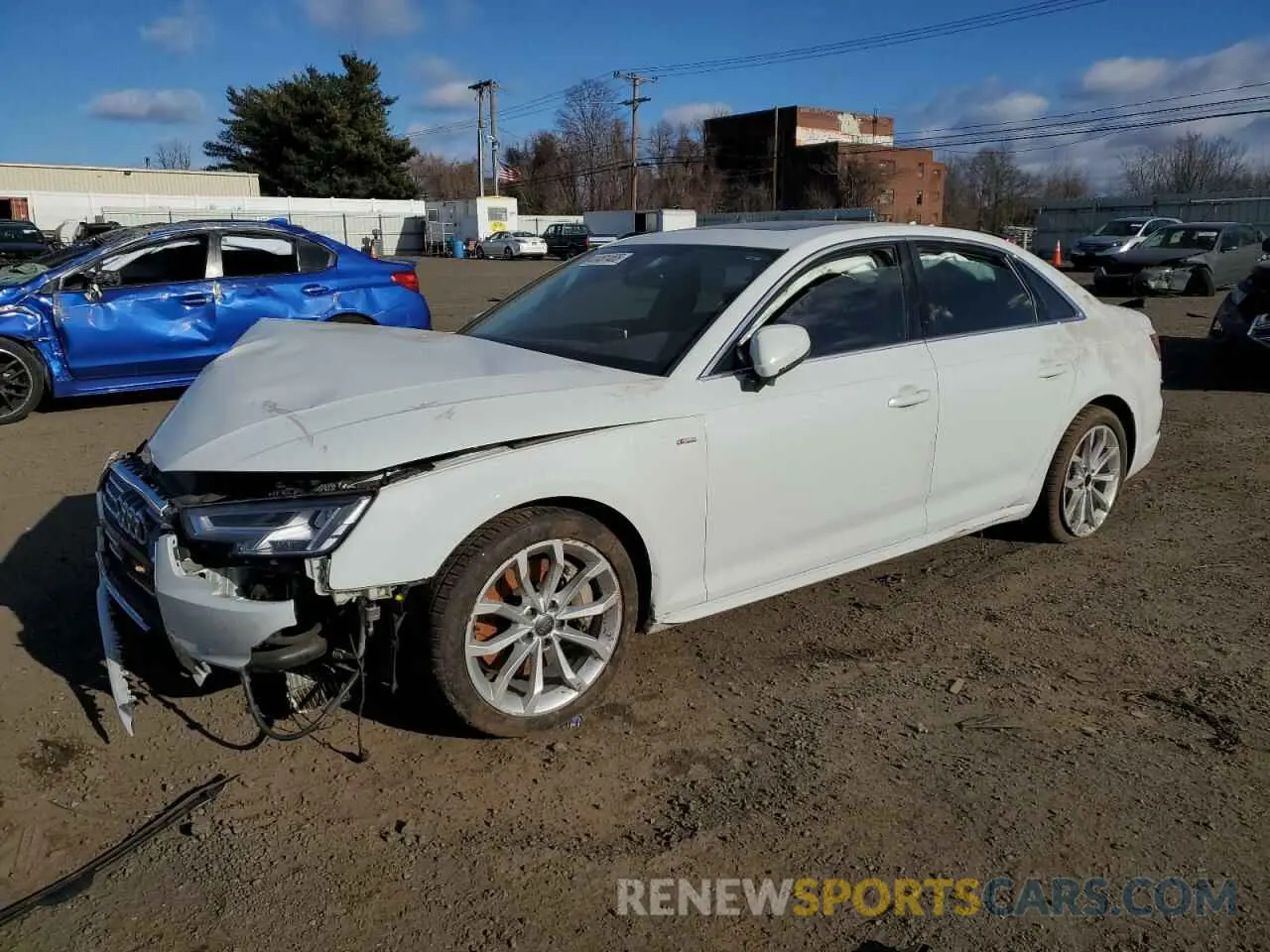 1 fotografías del automóvil dañado WAUENAF45KA027051 AUDI A4 2019