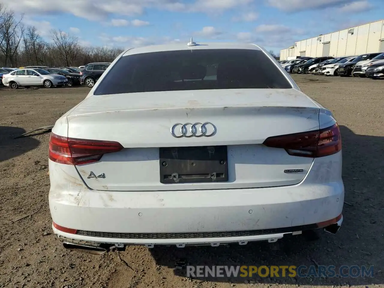 6 fotografías del automóvil dañado WAUENAF45KA027051 AUDI A4 2019