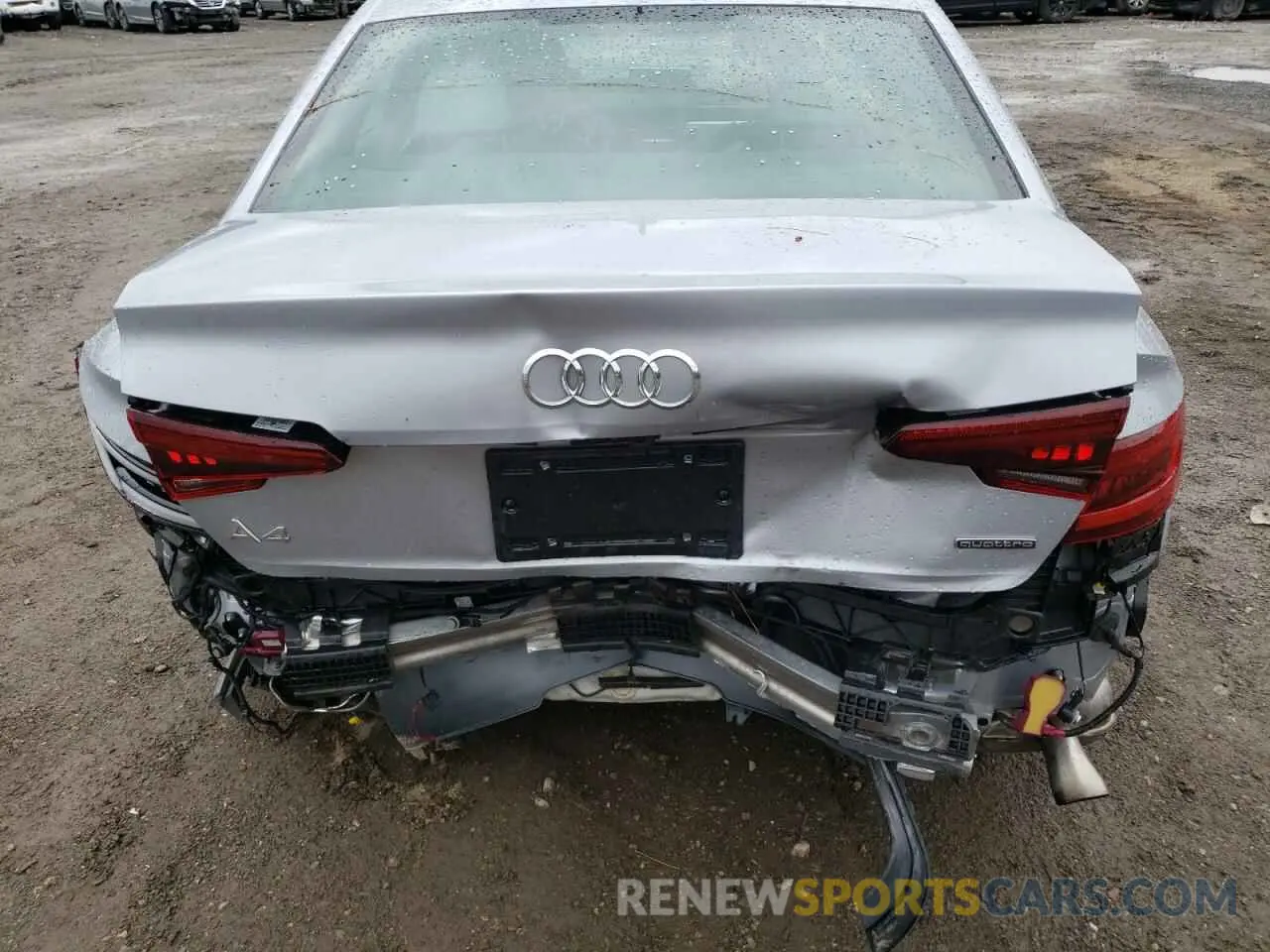 10 fotografías del automóvil dañado WAUENAF45KA096919 AUDI A4 2019