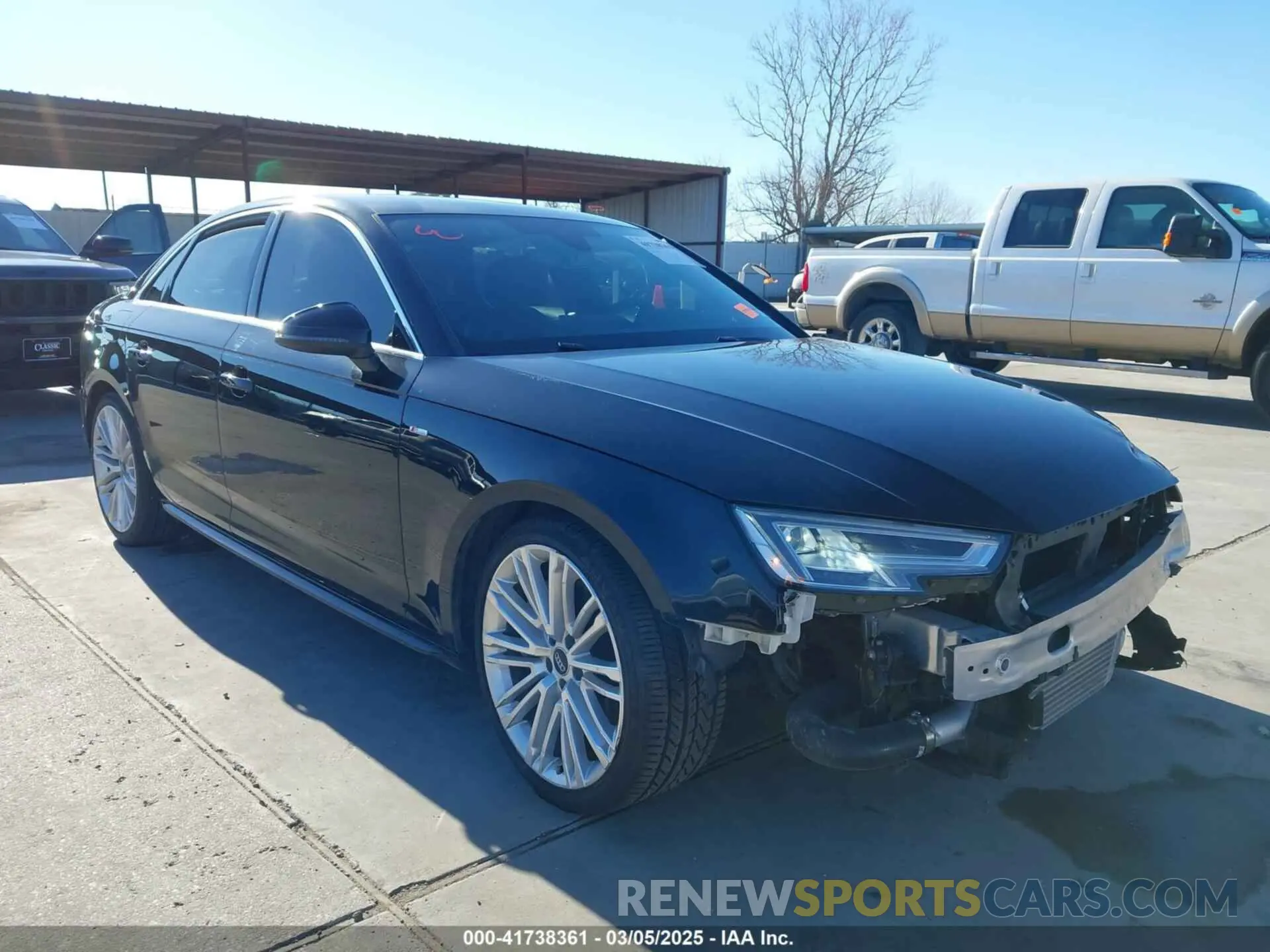 1 fotografías del automóvil dañado WAUENAF46KA035160 AUDI A4 2019