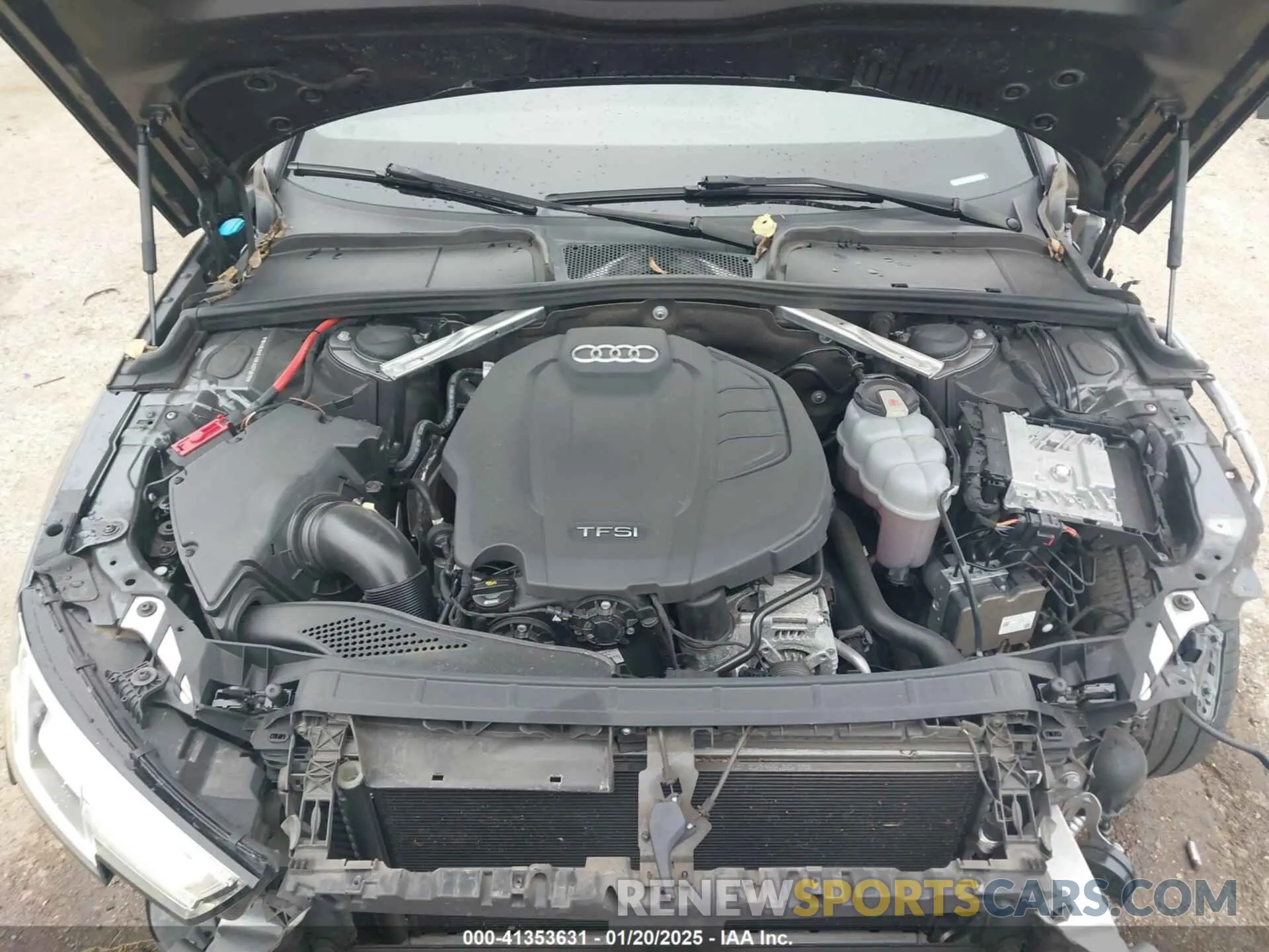 10 fotografías del automóvil dañado WAUENAF46KA075819 AUDI A4 2019
