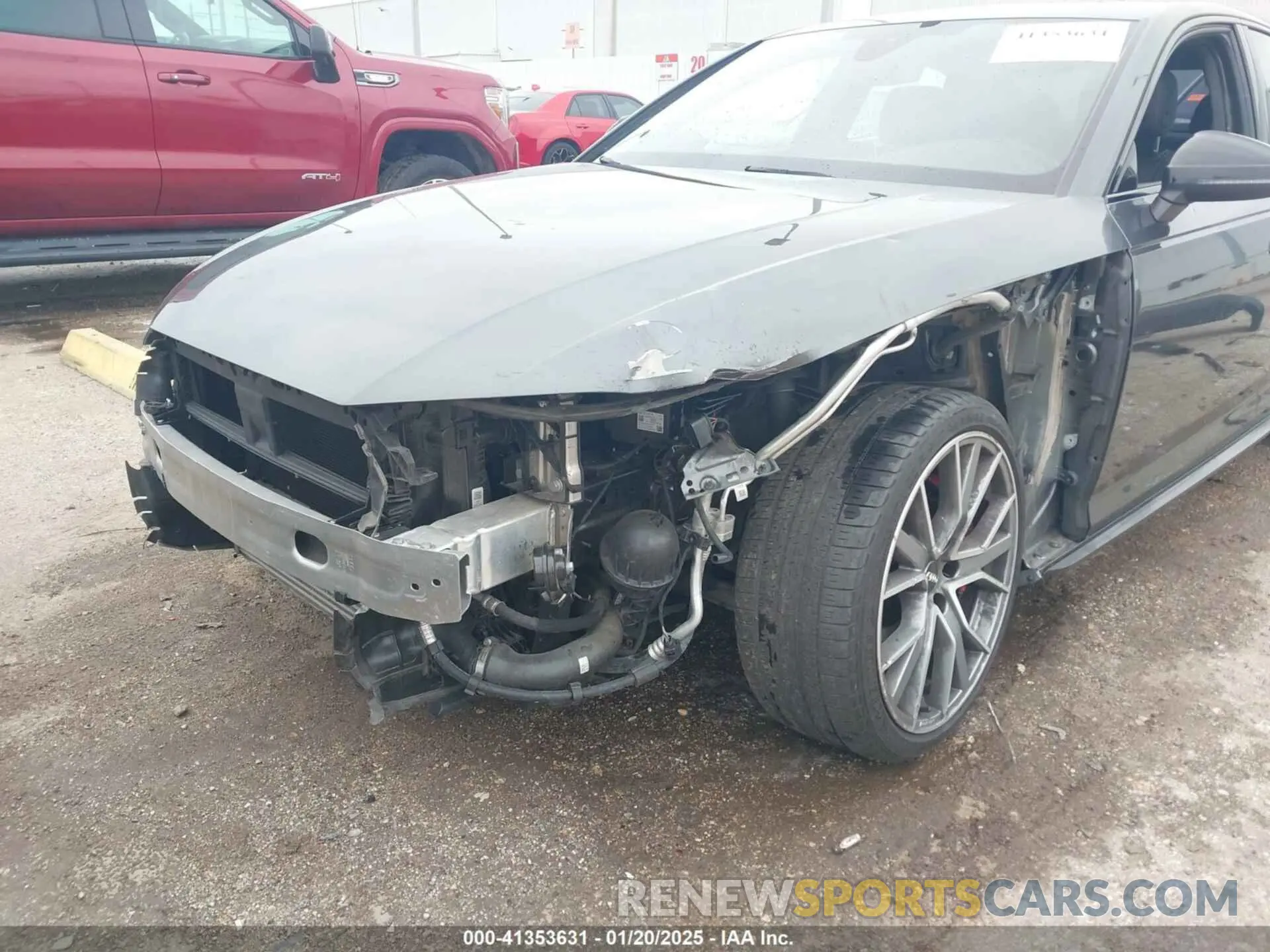 6 fotografías del automóvil dañado WAUENAF46KA075819 AUDI A4 2019