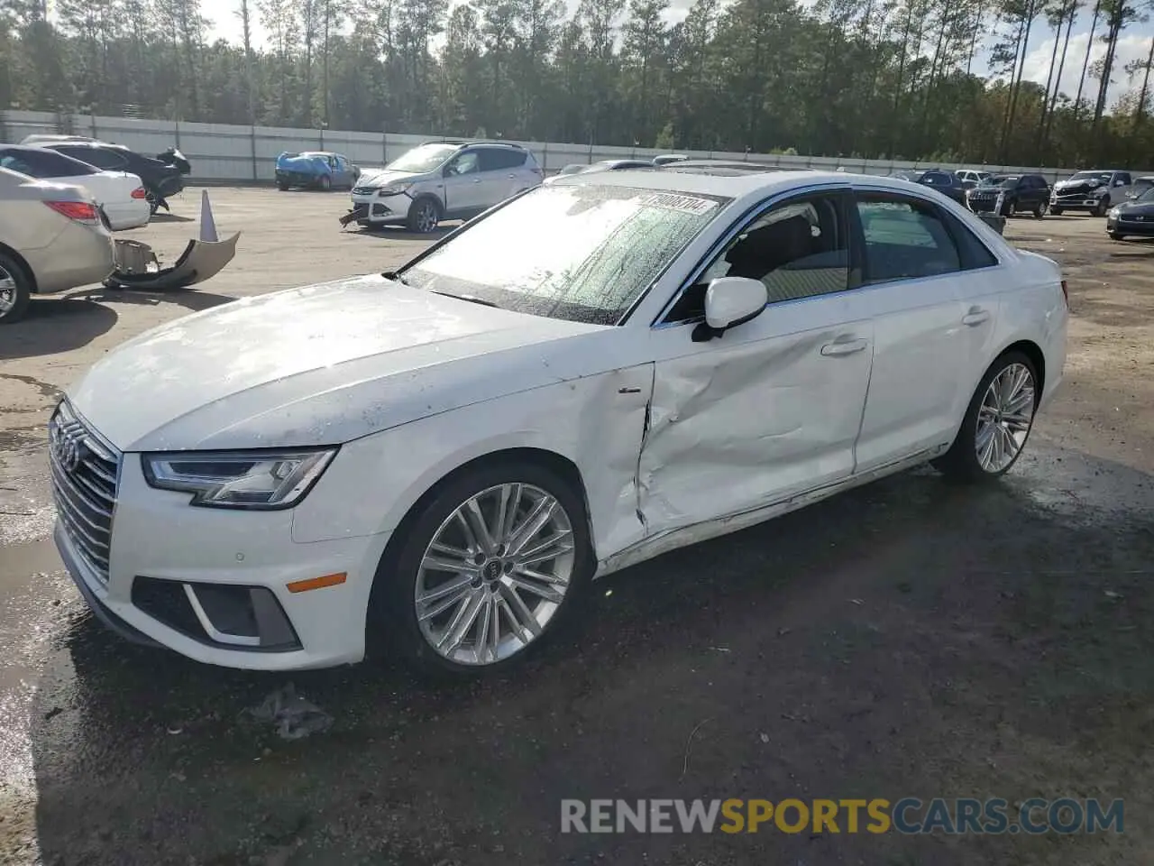 1 fotografías del automóvil dañado WAUENAF47KA007531 AUDI A4 2019