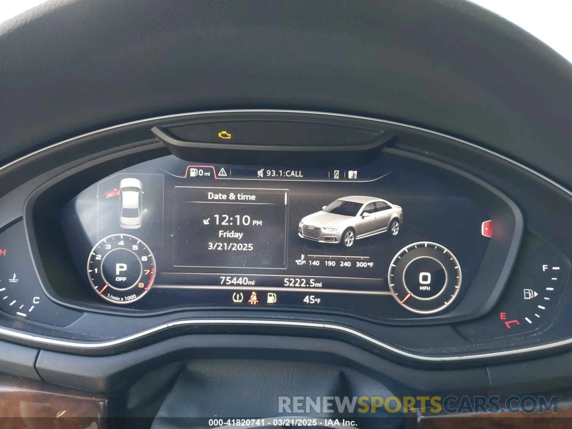 7 fotografías del automóvil dañado WAUENAF48KA020546 AUDI A4 2019
