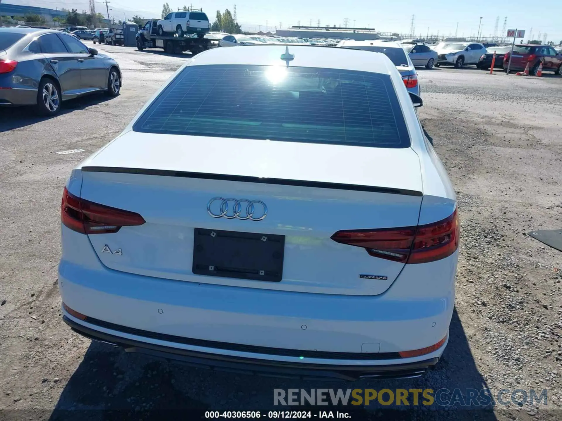 16 fotografías del automóvil dañado WAUENAF48KA069052 AUDI A4 2019