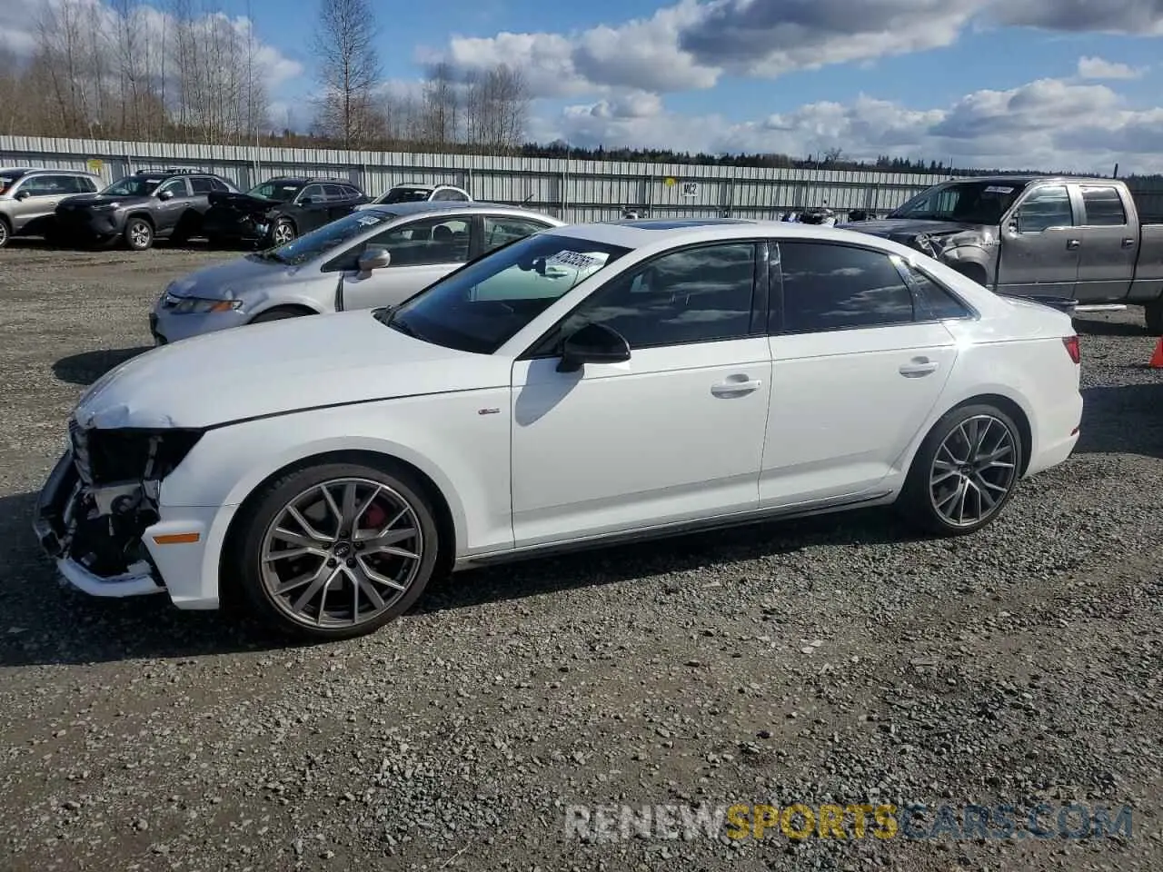 1 fotografías del automóvil dañado WAUENAF48KA076115 AUDI A4 2019