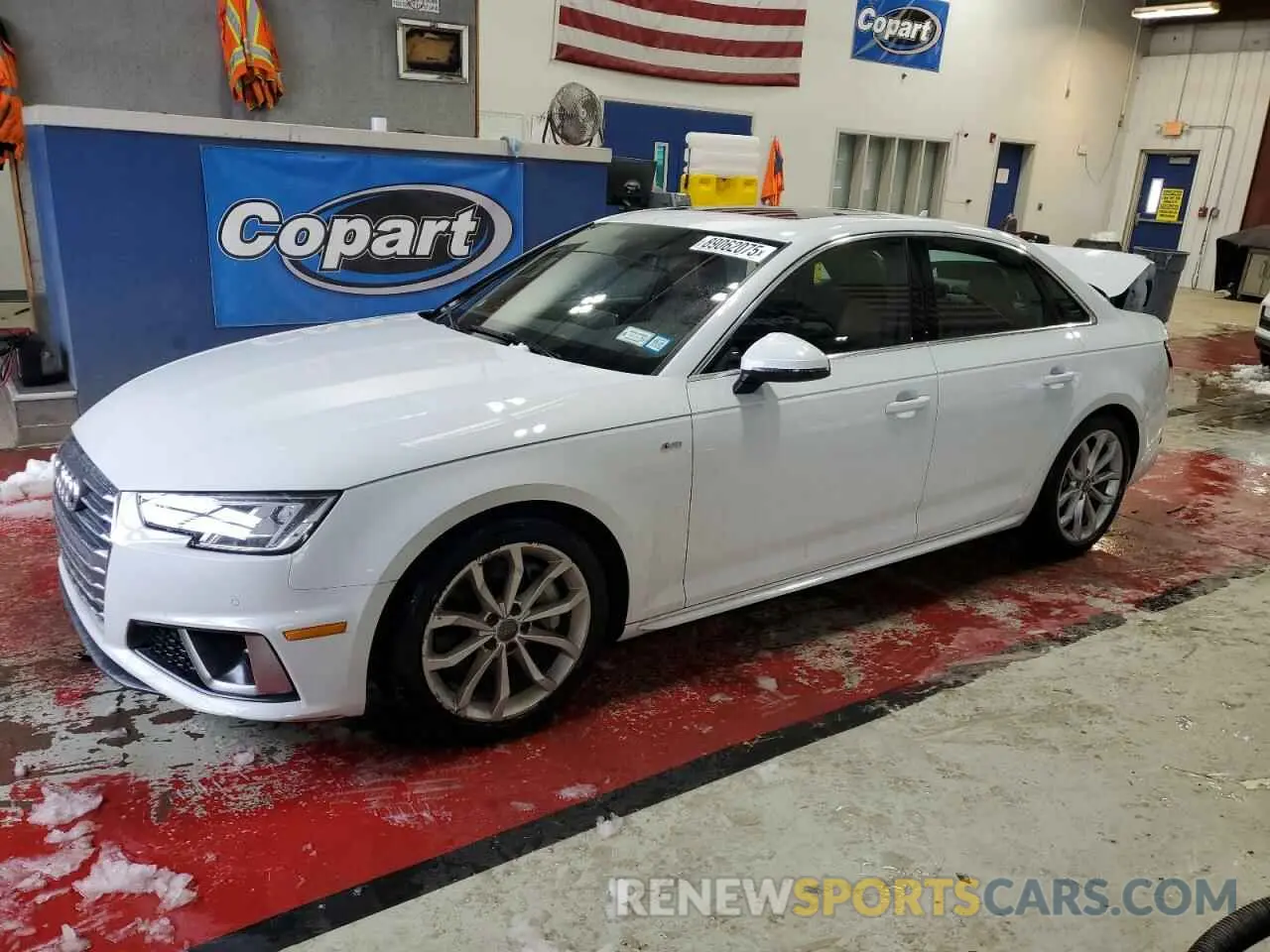 1 fotografías del automóvil dañado WAUENAF48KN005618 AUDI A4 2019