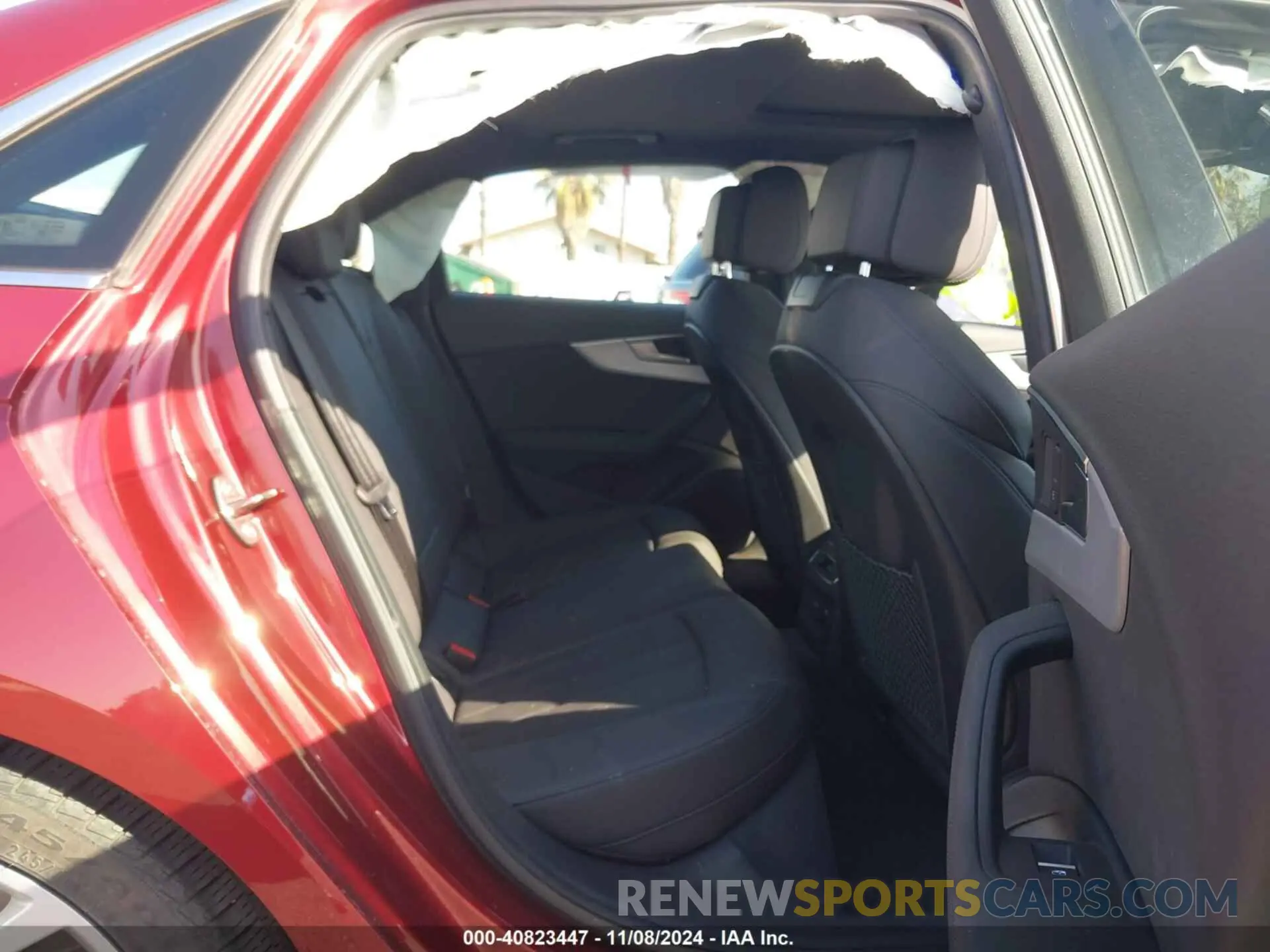 8 fotografías del automóvil dañado WAUENAF49KA050526 AUDI A4 2019