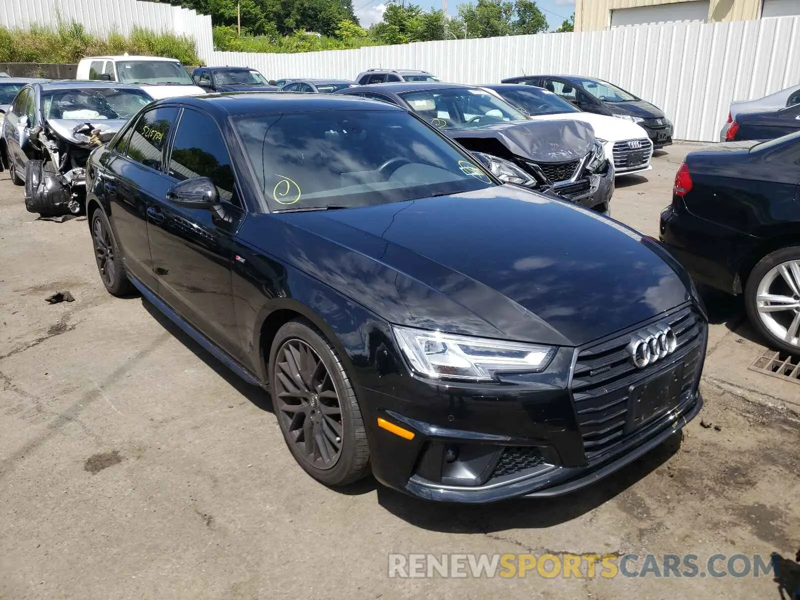 1 fotografías del automóvil dañado WAUENAF4XKA013842 AUDI A4 2019