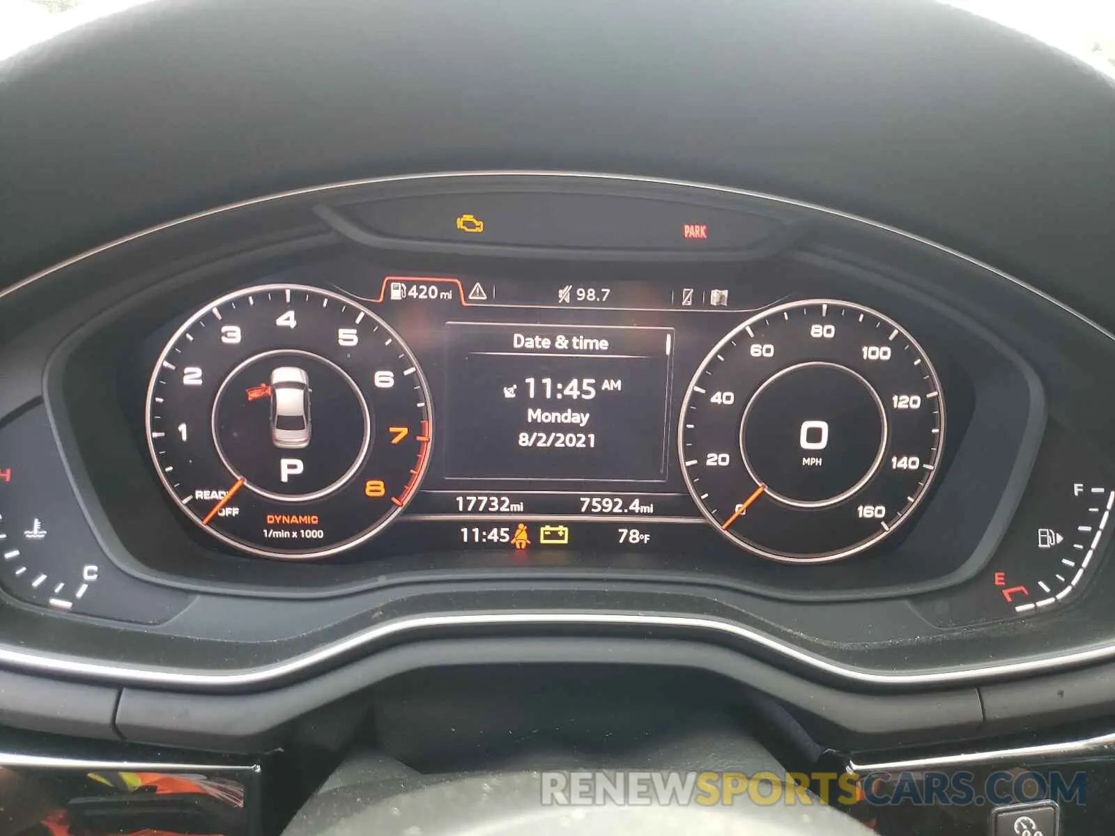 8 fotografías del automóvil dañado WAUENAF4XKA013842 AUDI A4 2019
